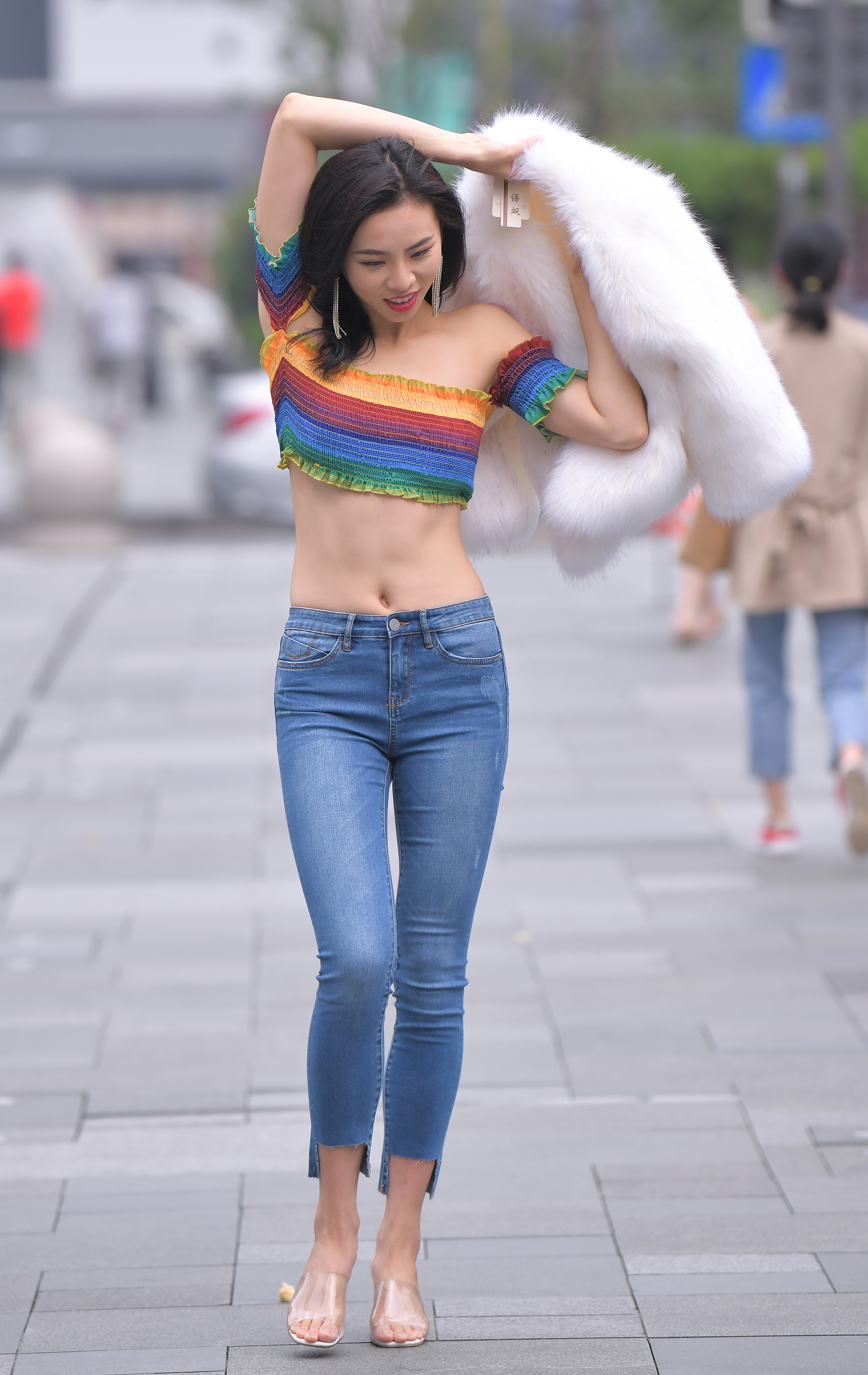  街拍鸭,魔镜街拍,,美女,街拍,写真套图,稚乖画册