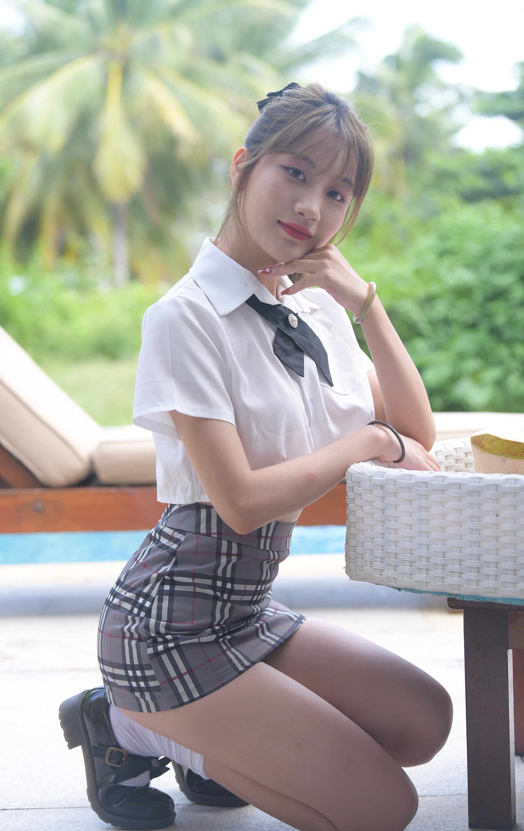 原原 街拍鸭,魔镜街拍,裙装,小姐姐,街拍,写真套图,IMiss爱蜜社