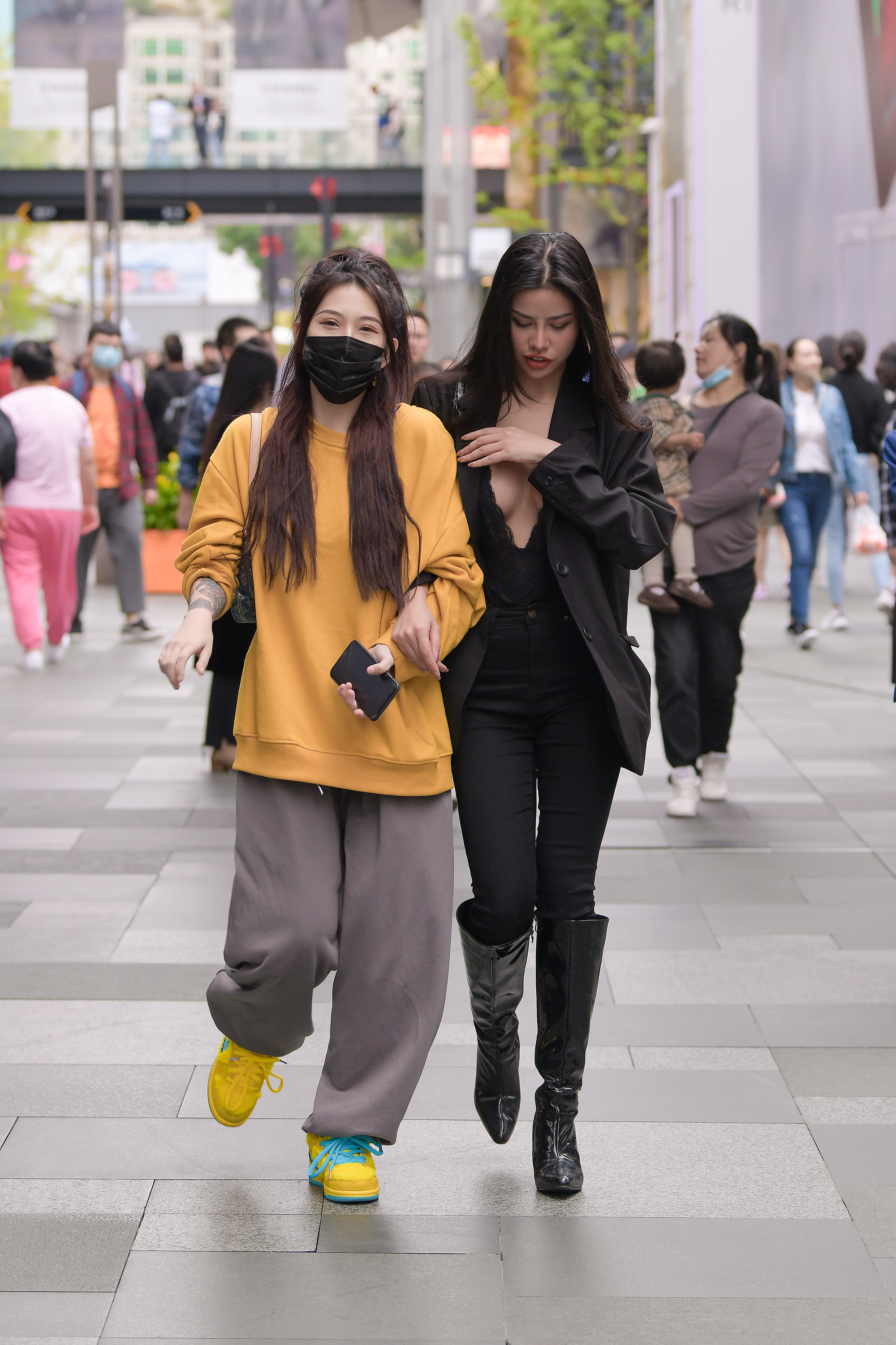  魔镜街拍,,少妇,街拍,写真套图,MTMeng模特联盟