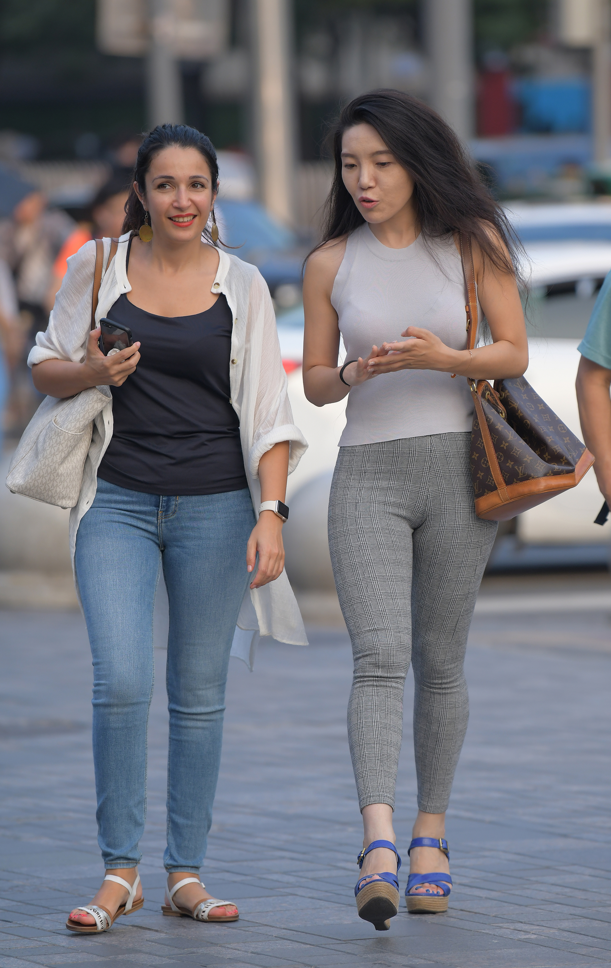  魔镜街拍,紧身裤,熟女,街拍,写真套图,SLADY猎女神