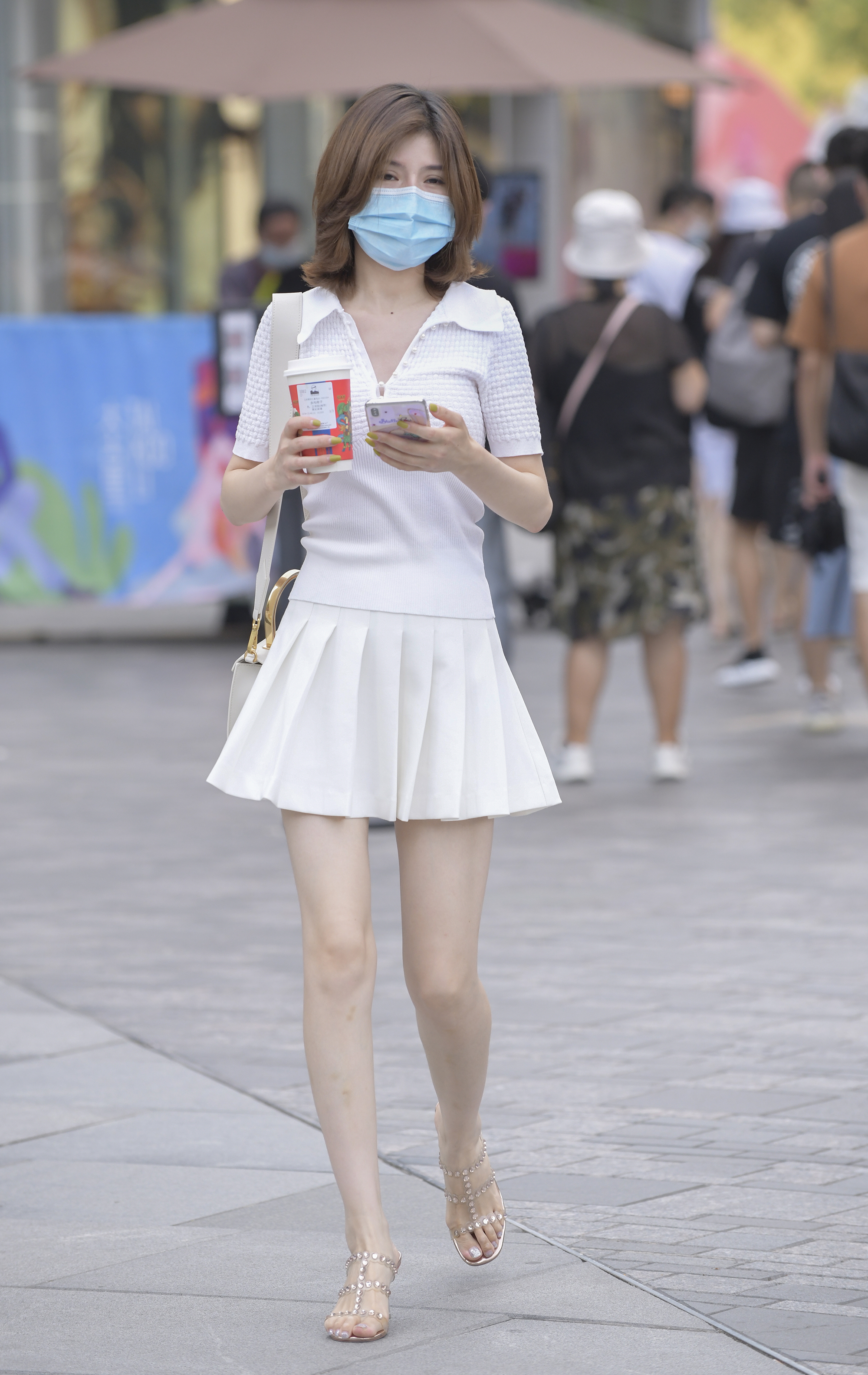  街拍鸭,魔镜街拍,裙装,熟女,街拍,写真套图,SUNGIRL阳光宝贝