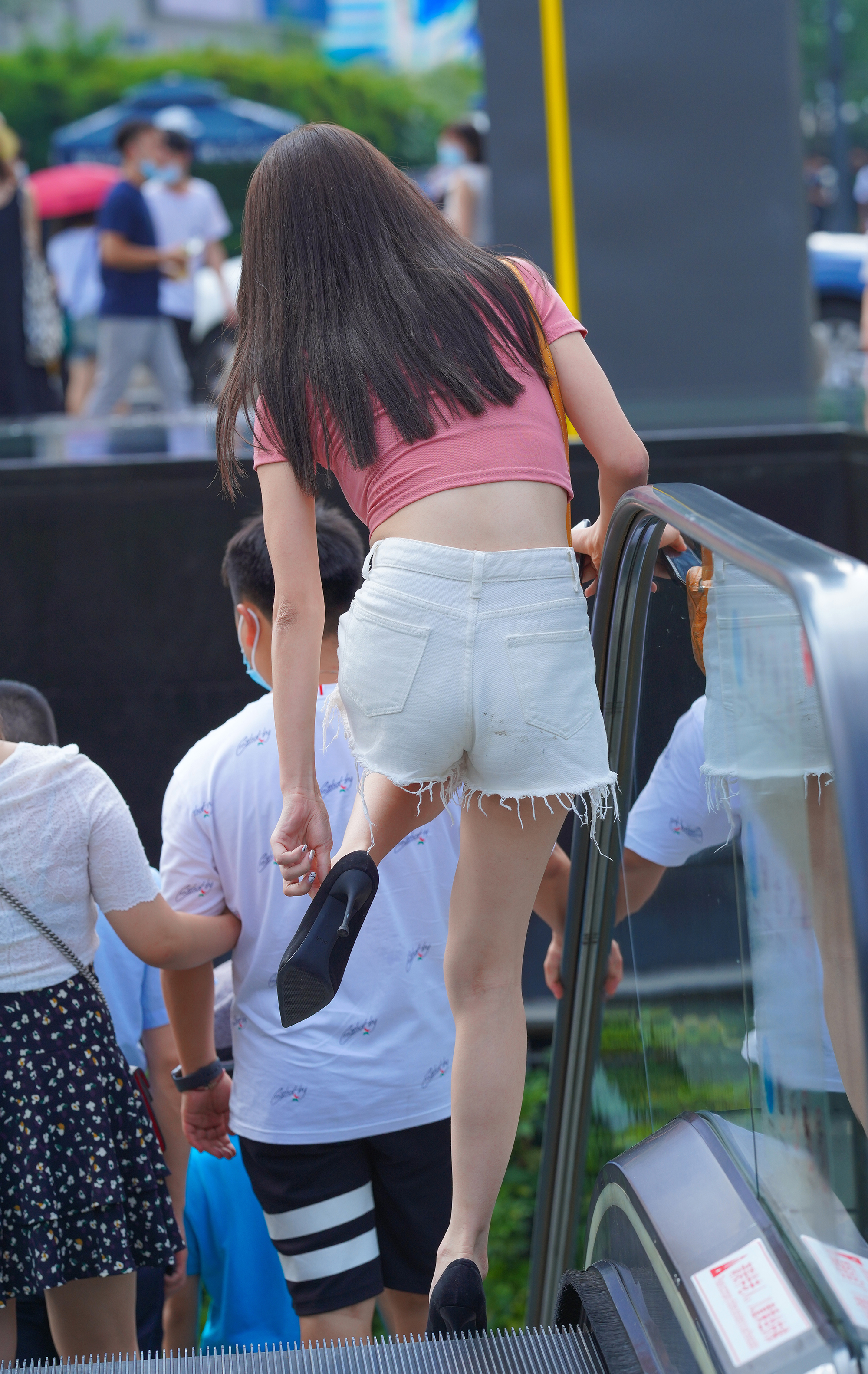  魔镜街拍,热裤,美女,街拍,写真套图,盛唐CLUB