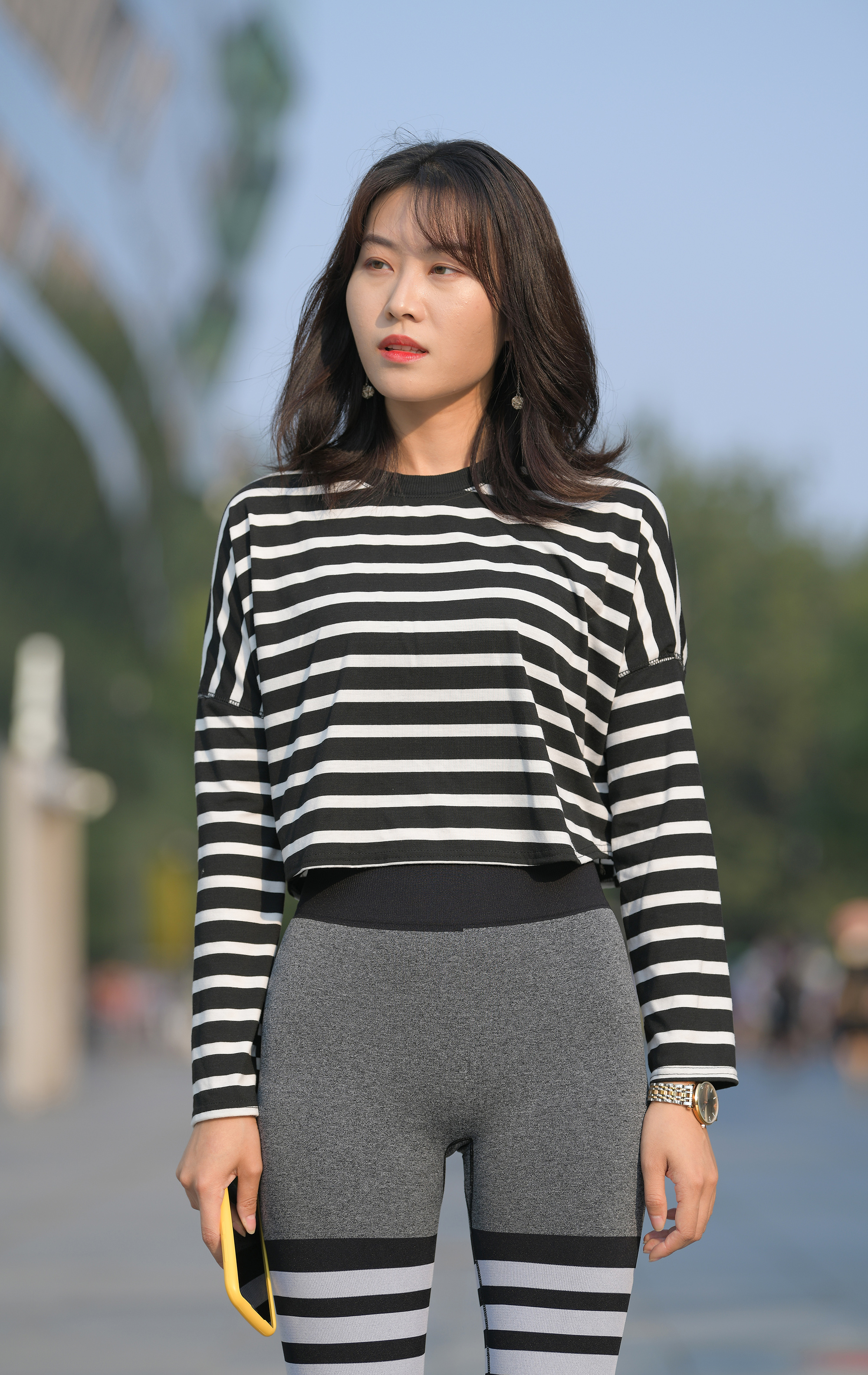  魔镜街拍,美臀,紧身裤,美女,街拍,写真套图,MISSLEG蜜丝