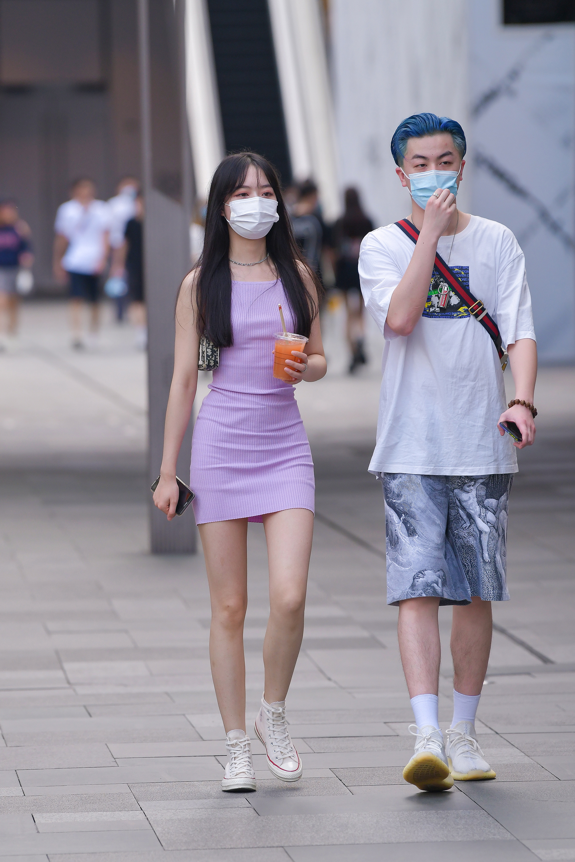  魔镜街拍,裙装,熟女,街拍,写真套图,小野寺地瓜