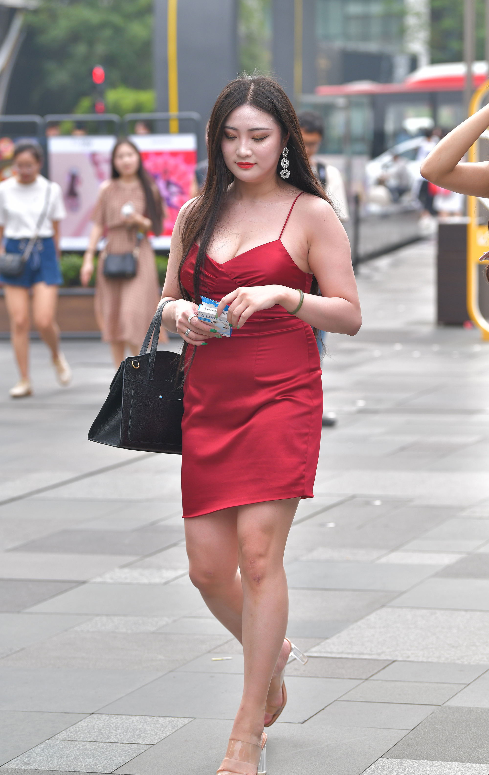  魔镜街拍,裙装,小姐姐,街拍,写真套图,二佐Nisa