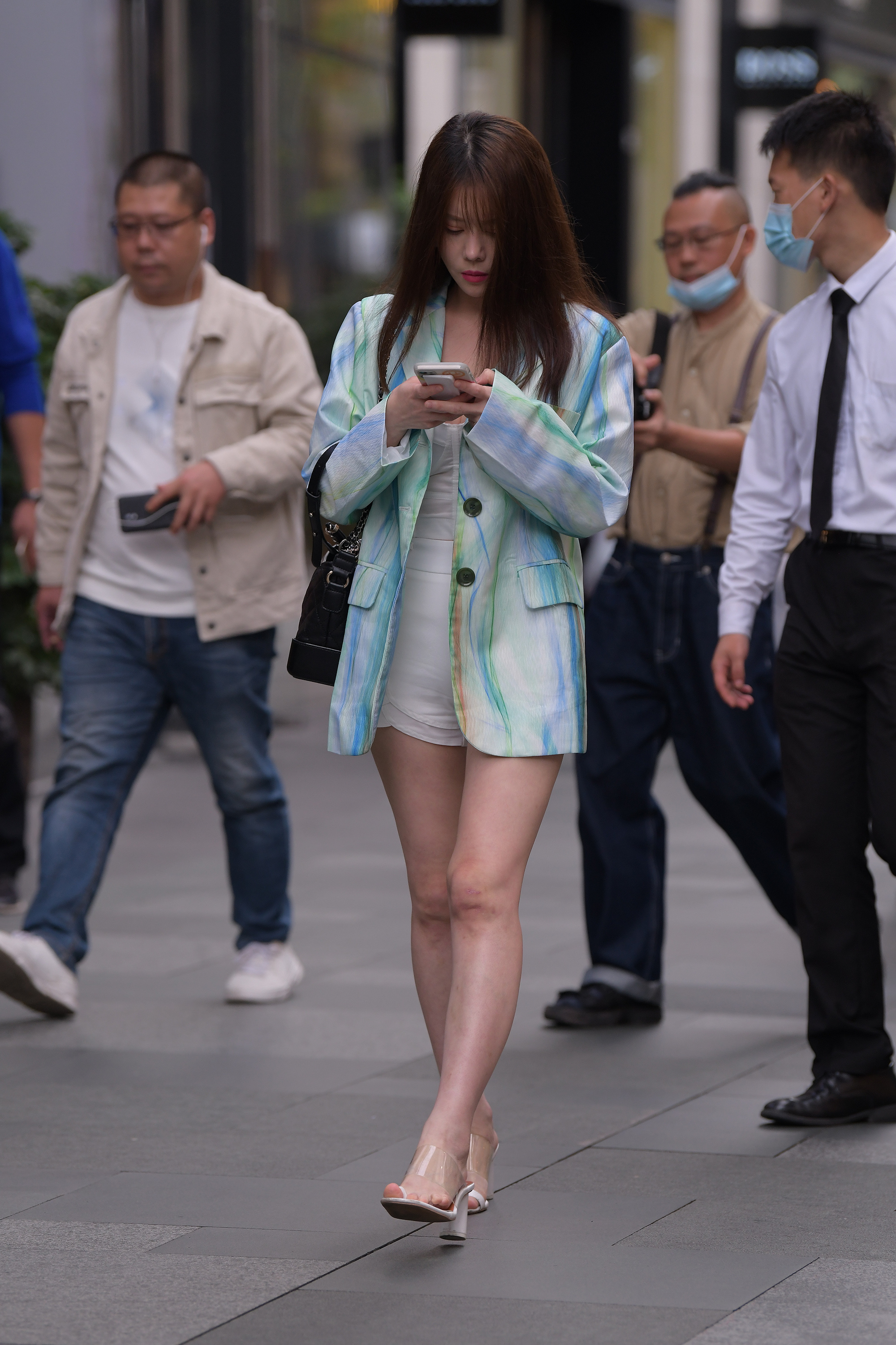  魔镜街拍,裙装,美女,街拍,写真套图,MSLASS梦丝女神