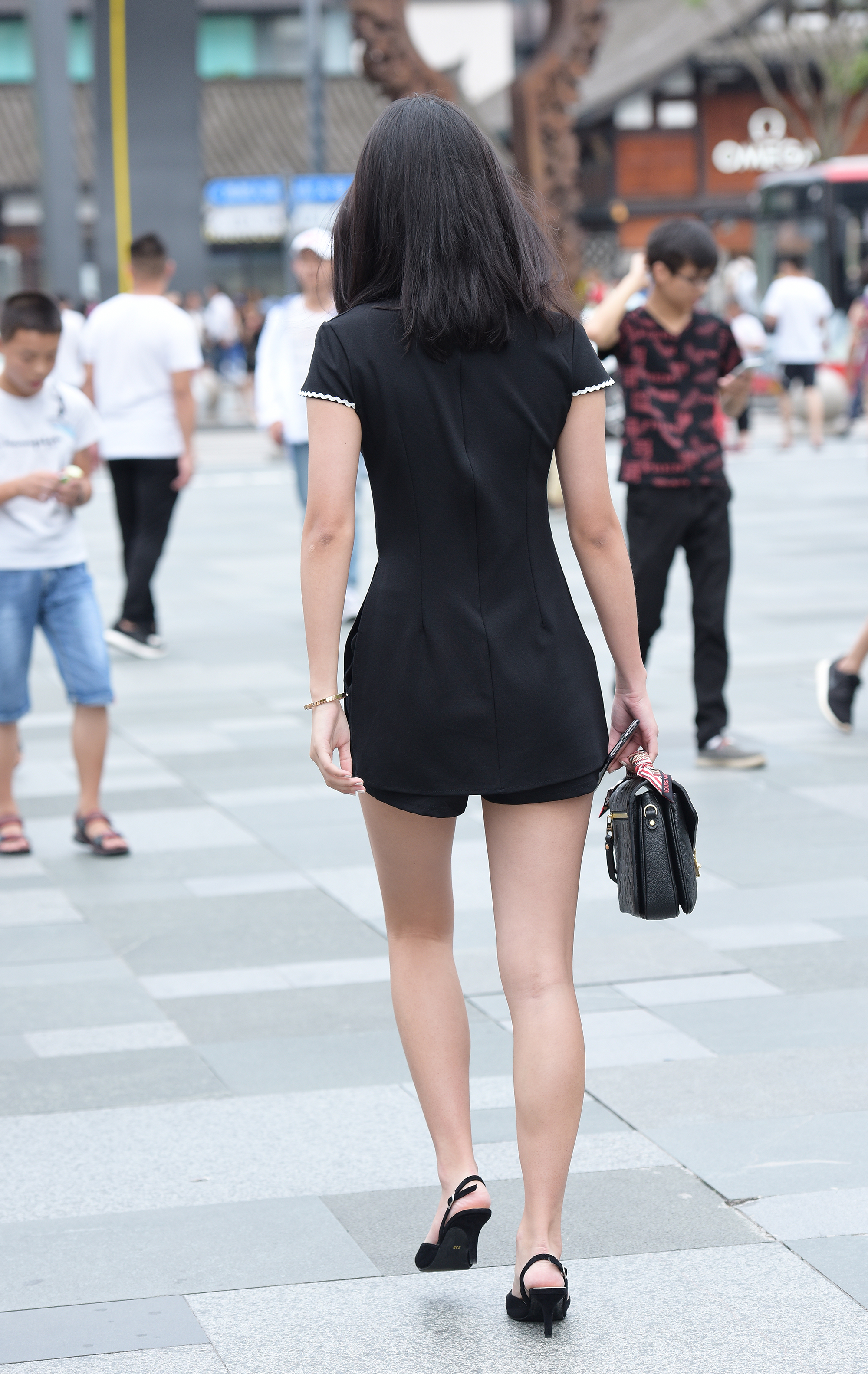  魔镜街拍,裙装,小姐姐,街拍,写真套图,ROSI写真