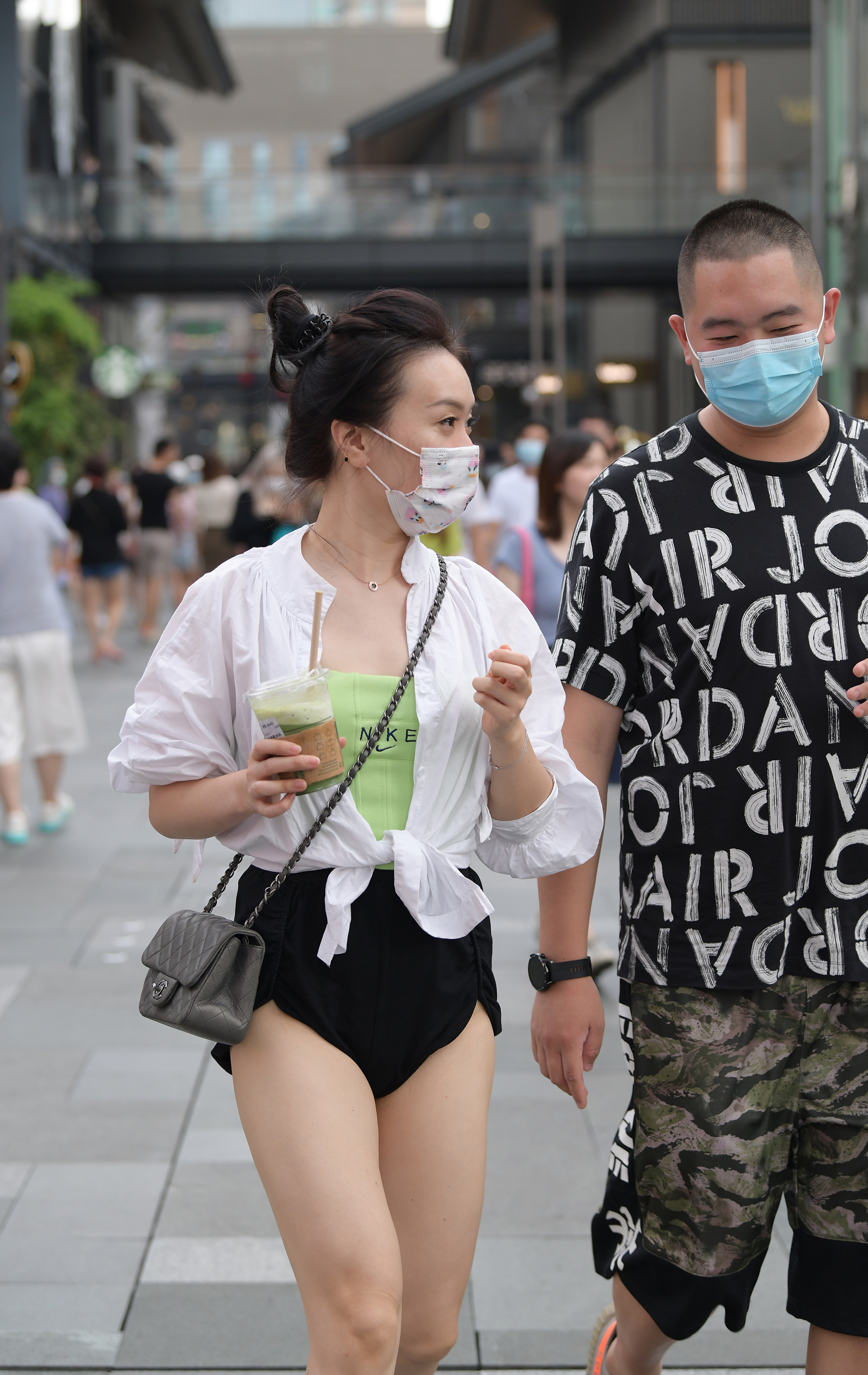  魔镜街拍,热裤,美女,街拍,写真套图,古川kagura