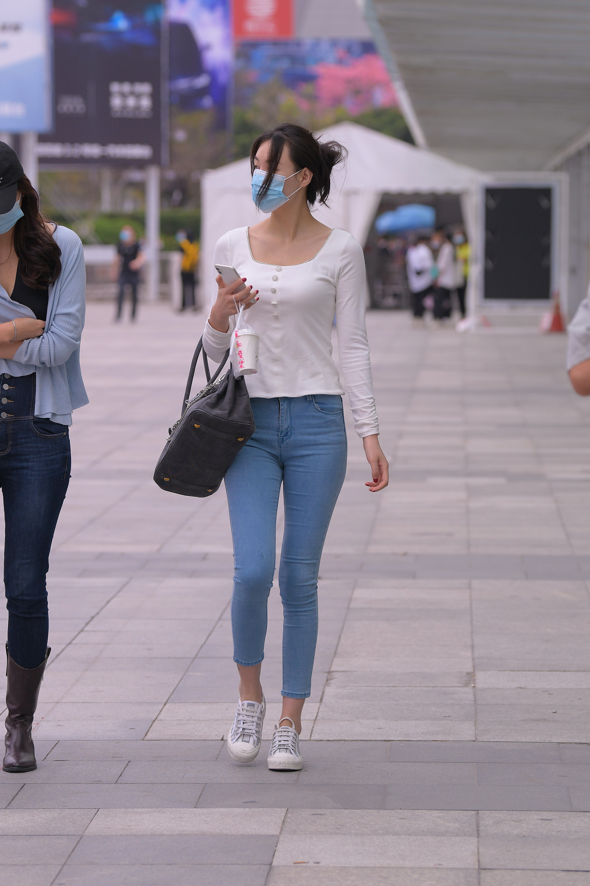  魔镜街拍,,美女,街拍,写真套图,只糖棉袜