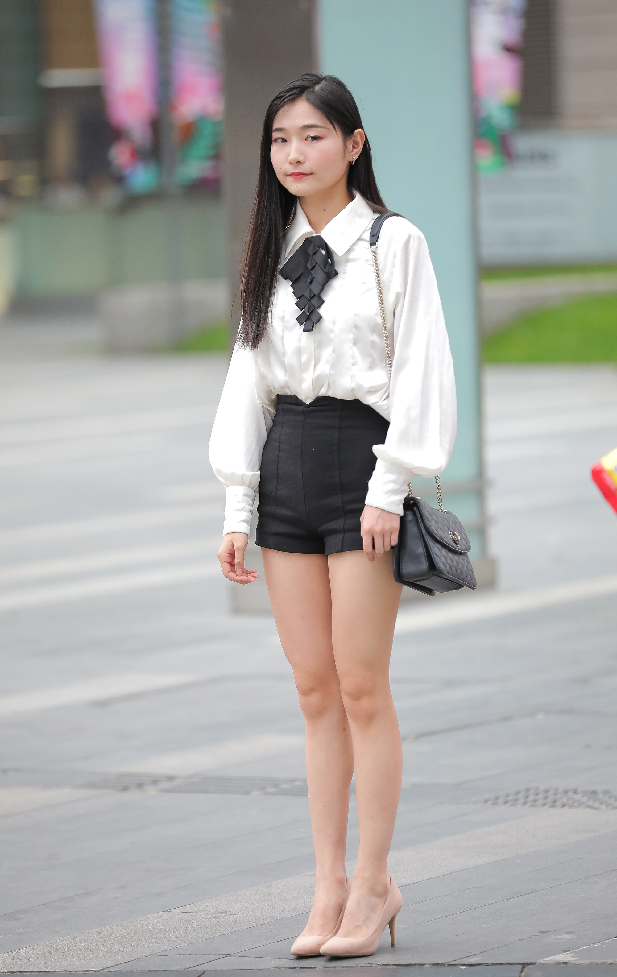  魔镜街拍,热裤,人妻,街拍,写真套图,Fushii_海堂