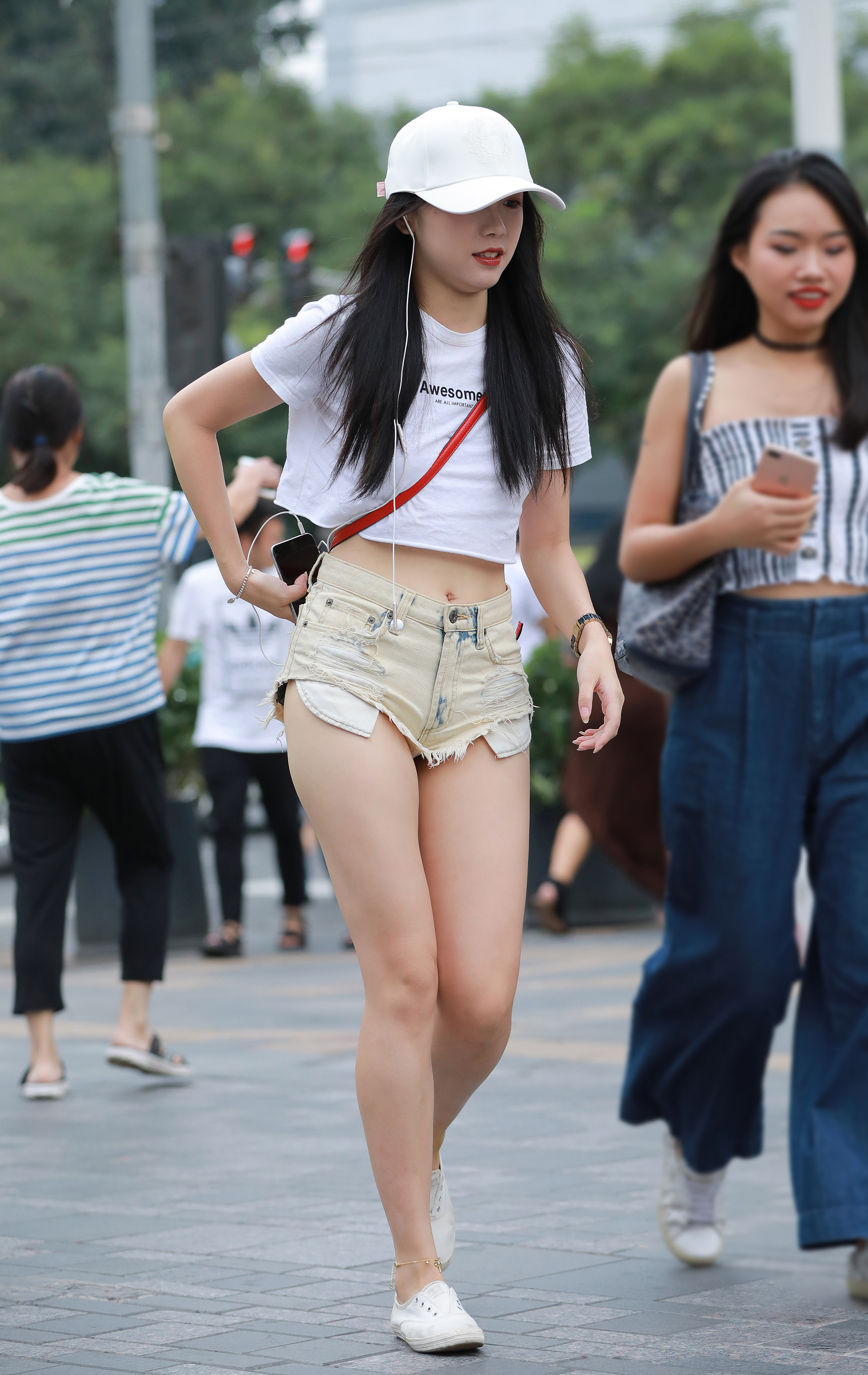 图片[2]-J0904 罕见的性感热裤，青春美眉-KHL.CC-快活林