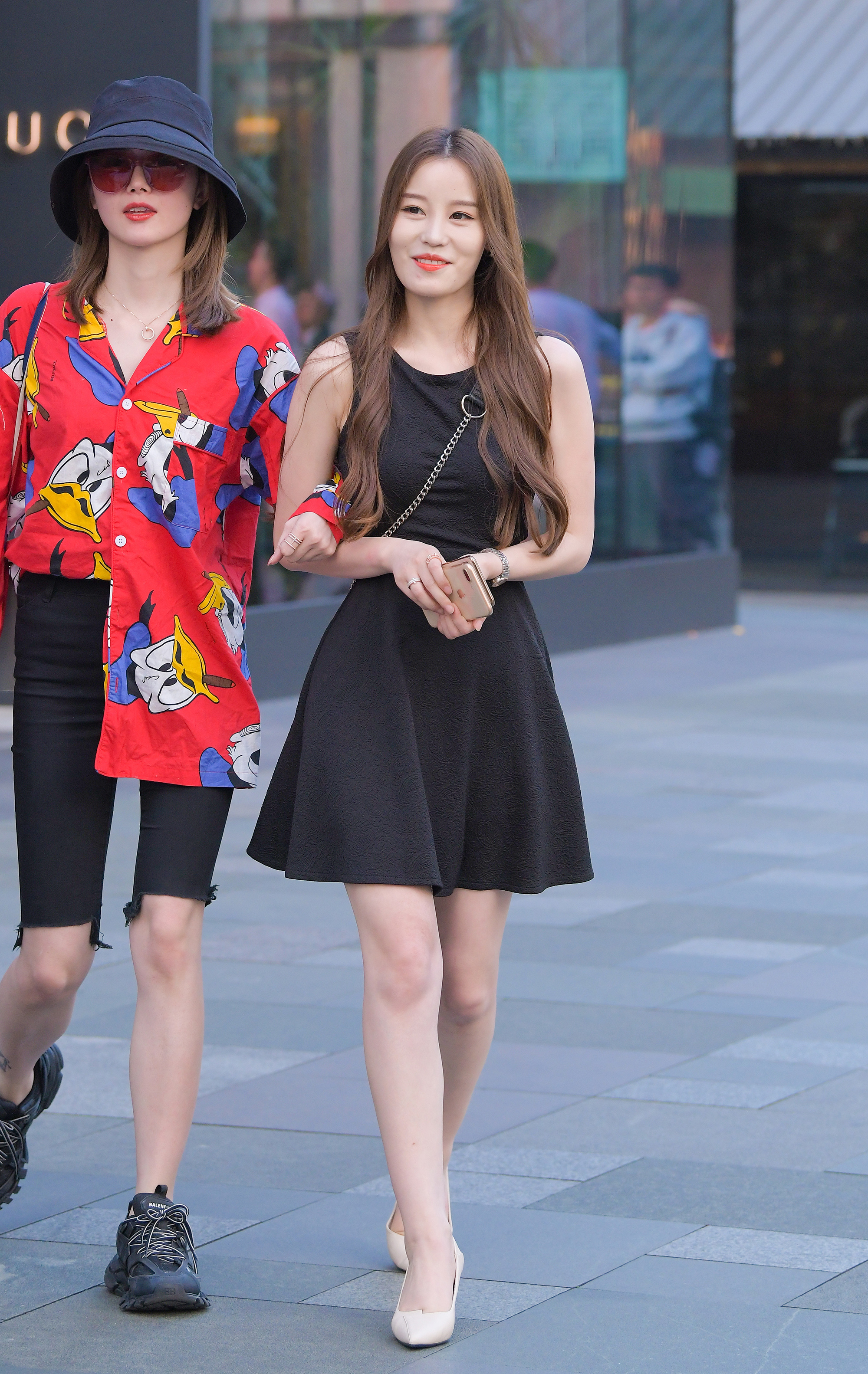  魔镜街拍,裙装,美女,街拍,写真套图,瓜希酱