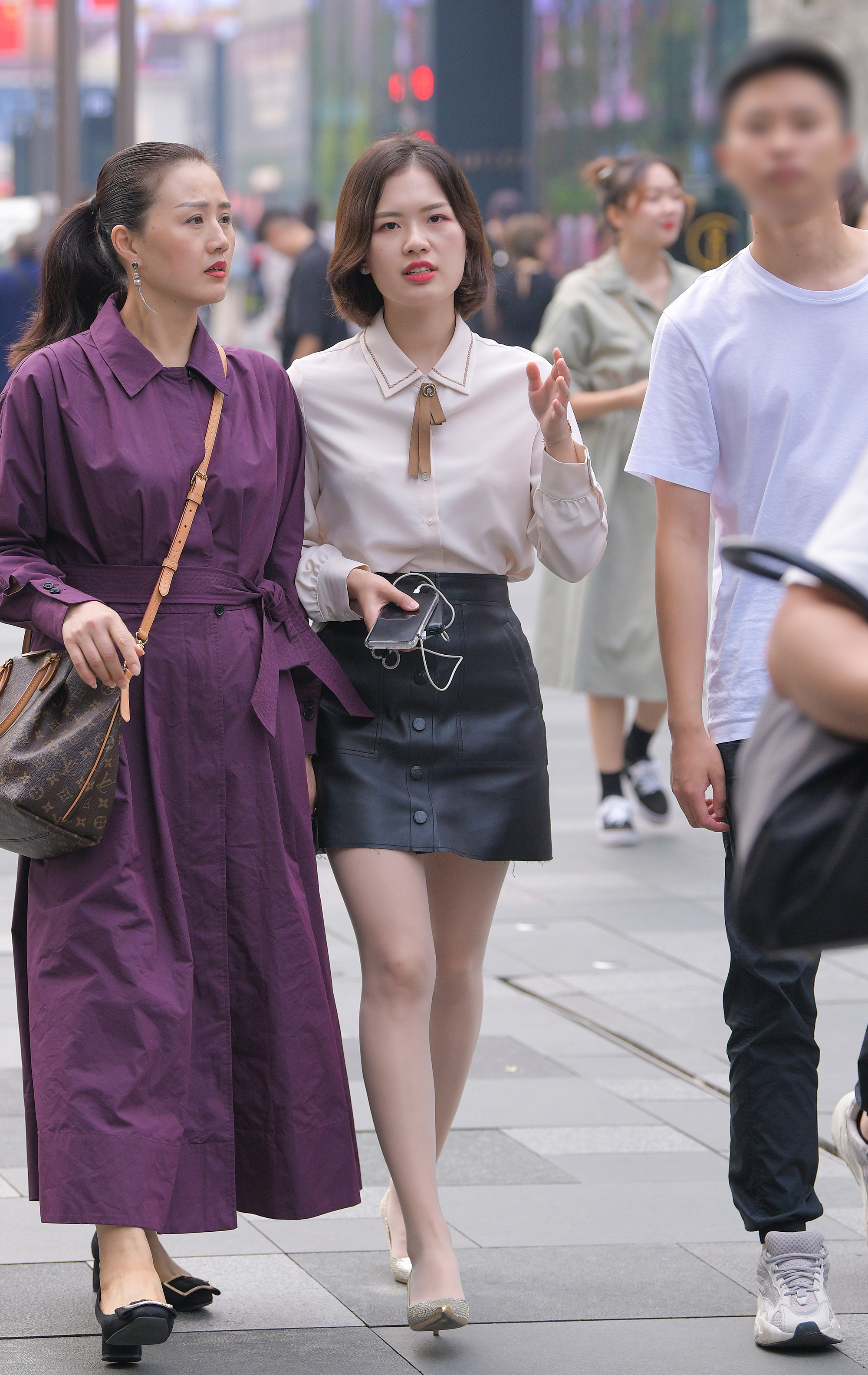  魔镜街拍,丝袜,裙装,美女,街拍,写真套图,51MODO杂志