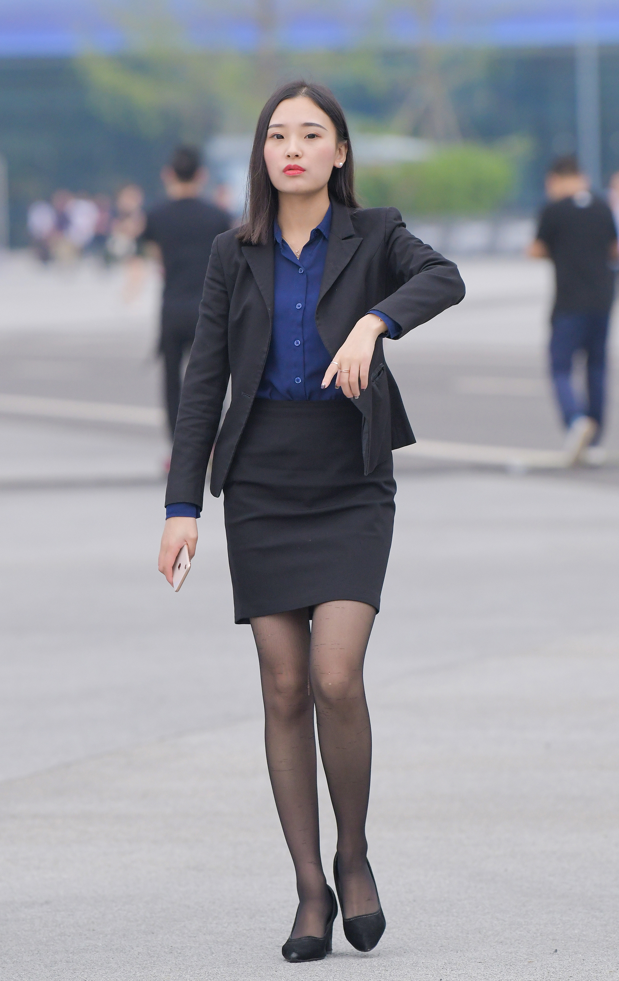  魔镜街拍,丝袜,裙装,熟女,街拍,写真套图,Legku写真