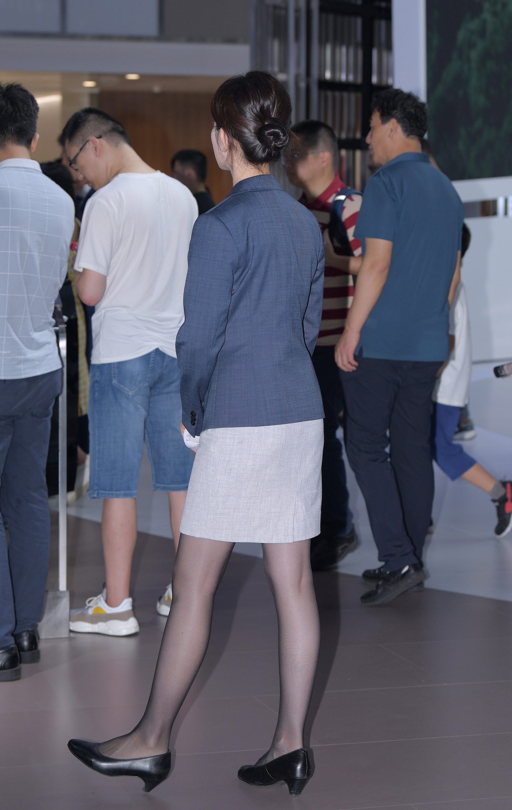  魔镜街拍,丝袜,裙装,美女,街拍,写真套图,鱼鱼足影