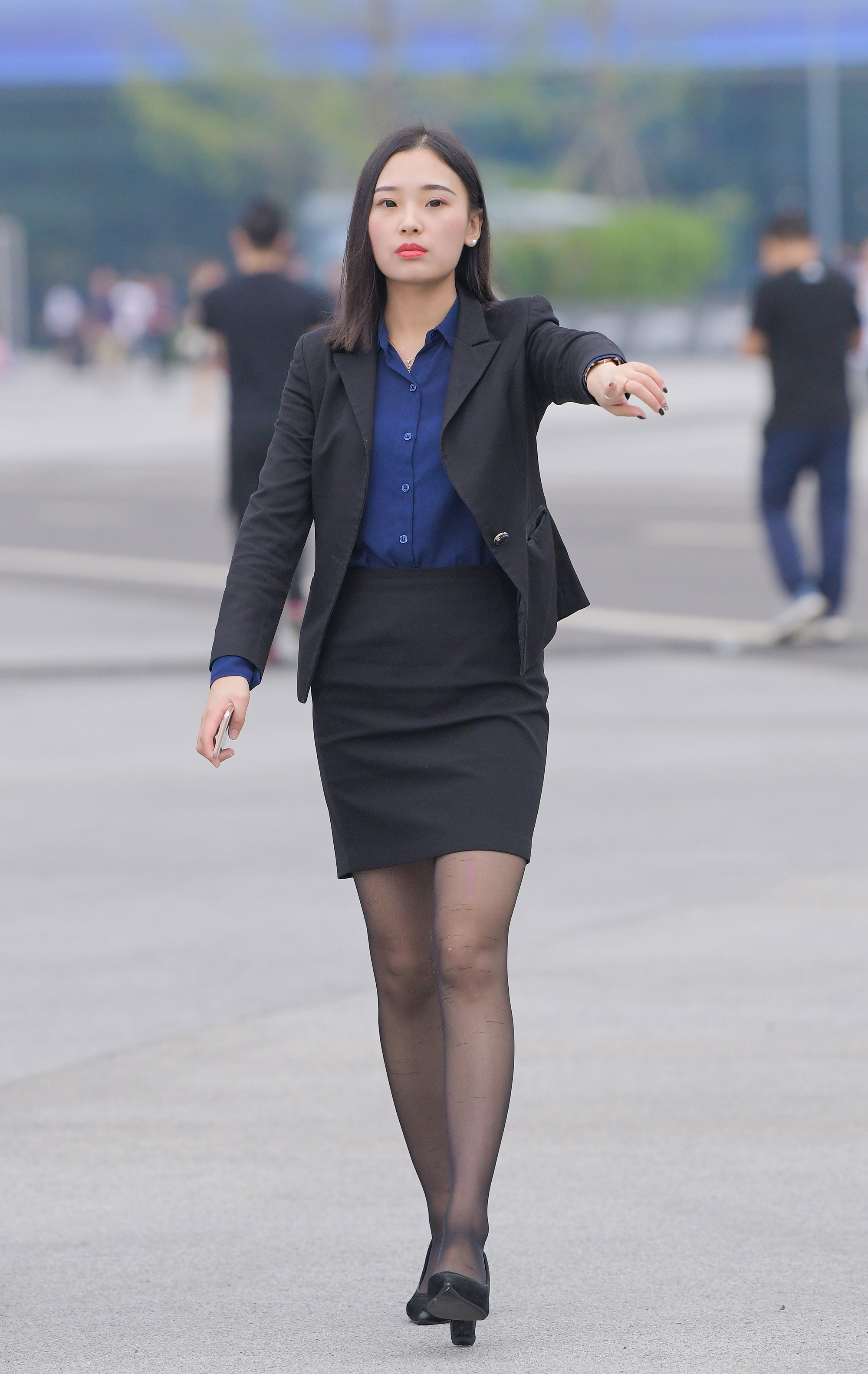  魔镜街拍,丝袜,裙装,小姐姐,街拍,写真套图,BoLoli波萝社新刊