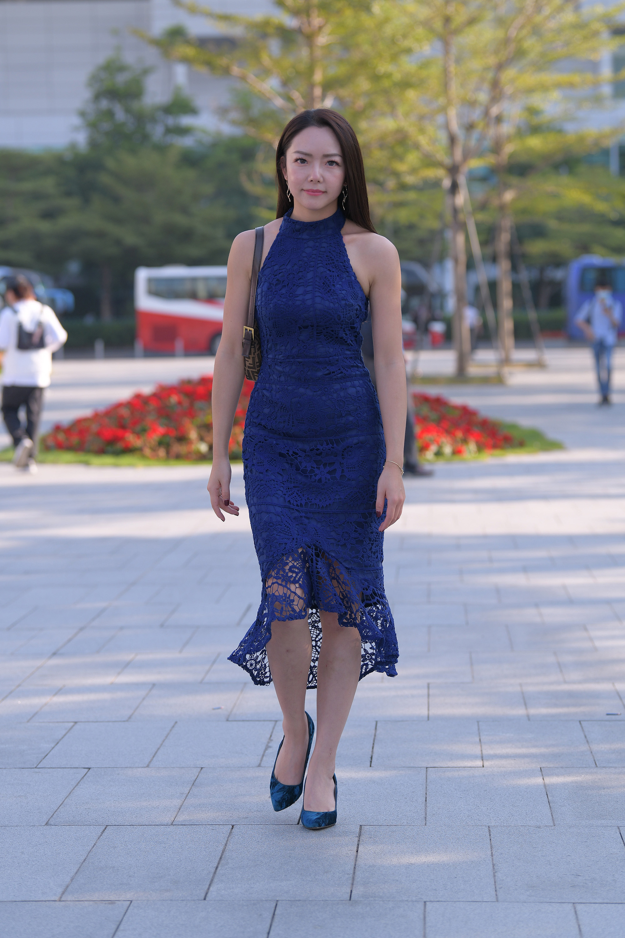  魔镜街拍,裙装,美女,街拍,写真套图,MFStar模范学院