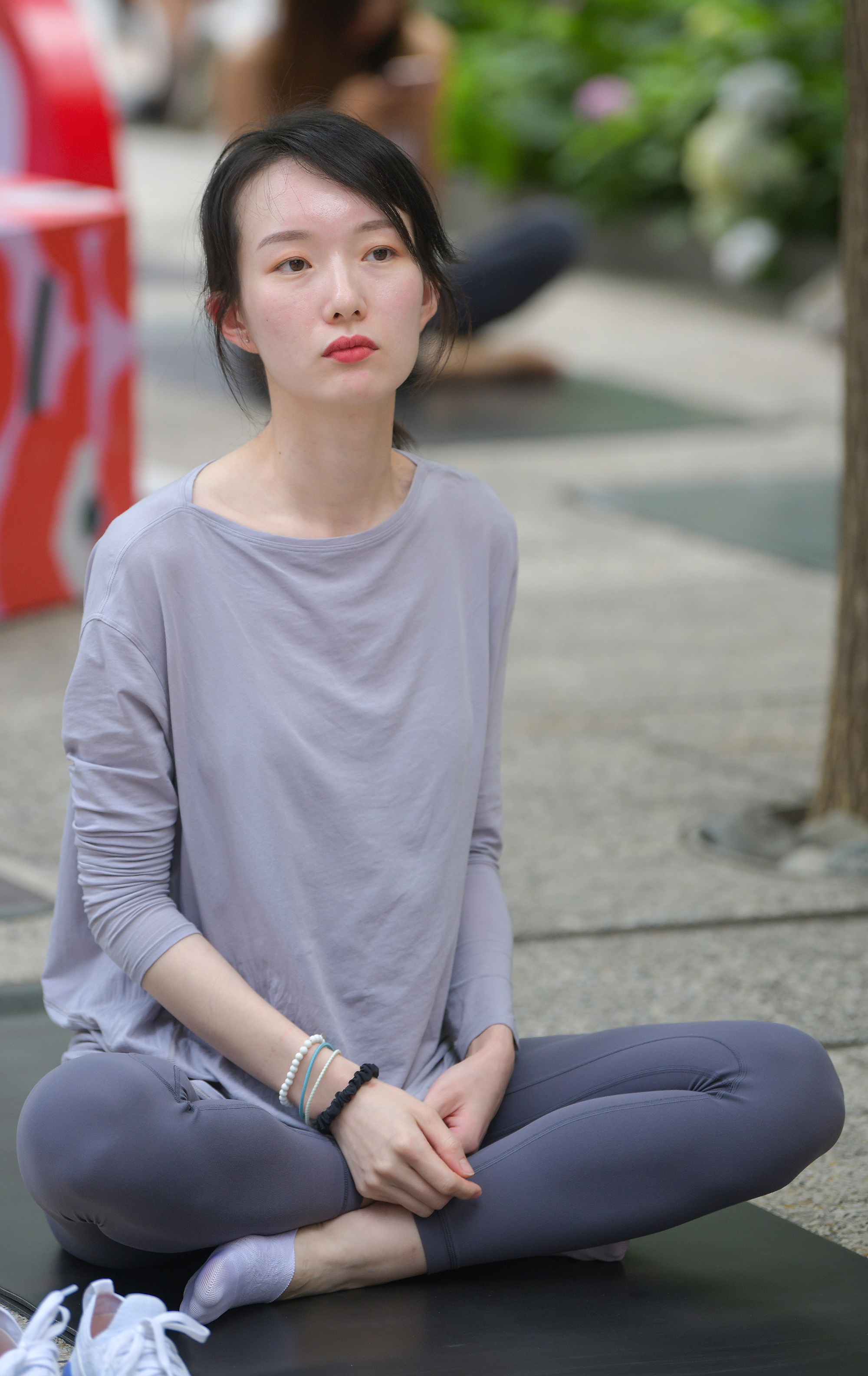  魔镜街拍,紧身裤,小姐姐,街拍,写真套图,WingS影私荟