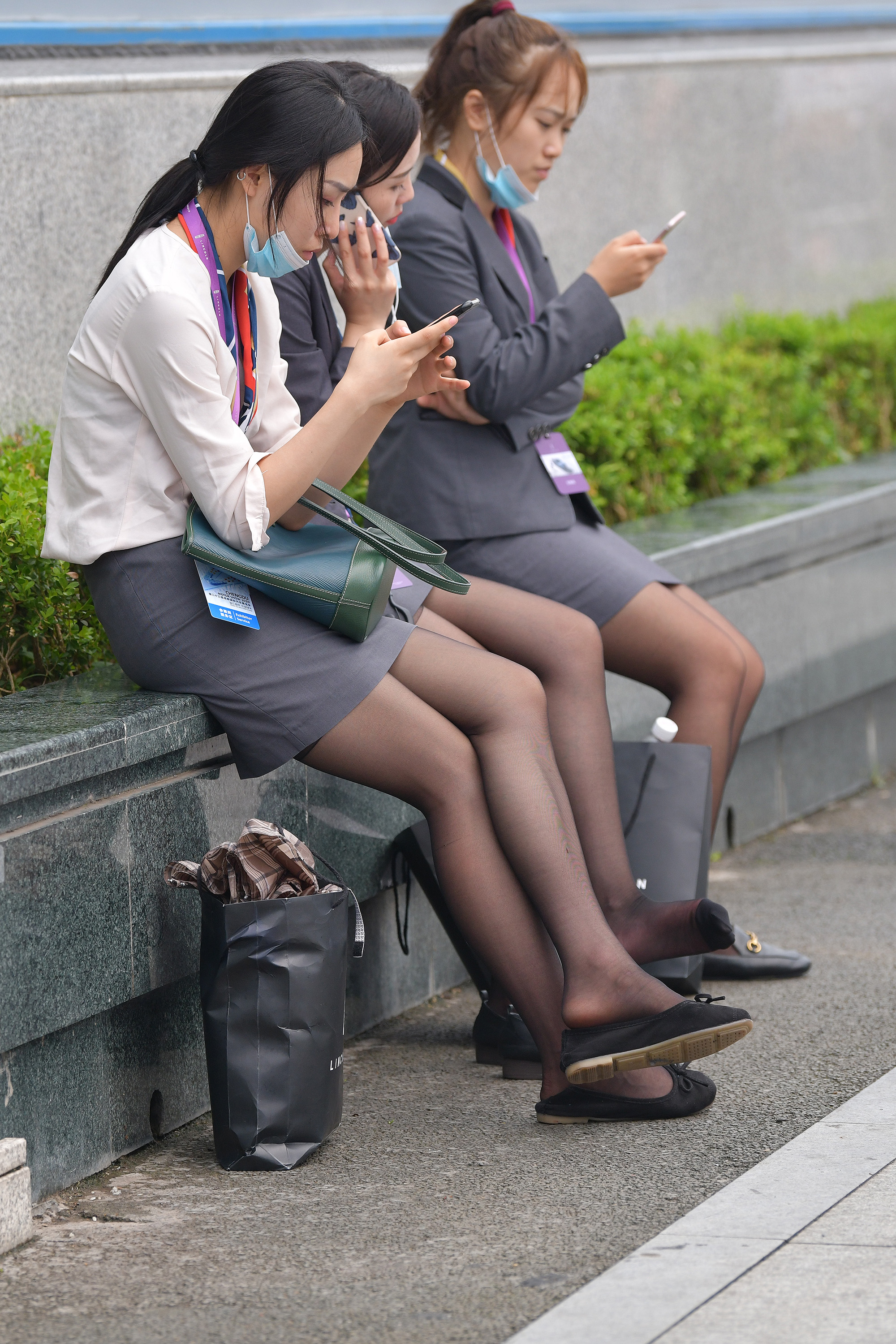  魔镜街拍,丝袜,裙装,小姐姐,街拍,写真套图,MT蜜团