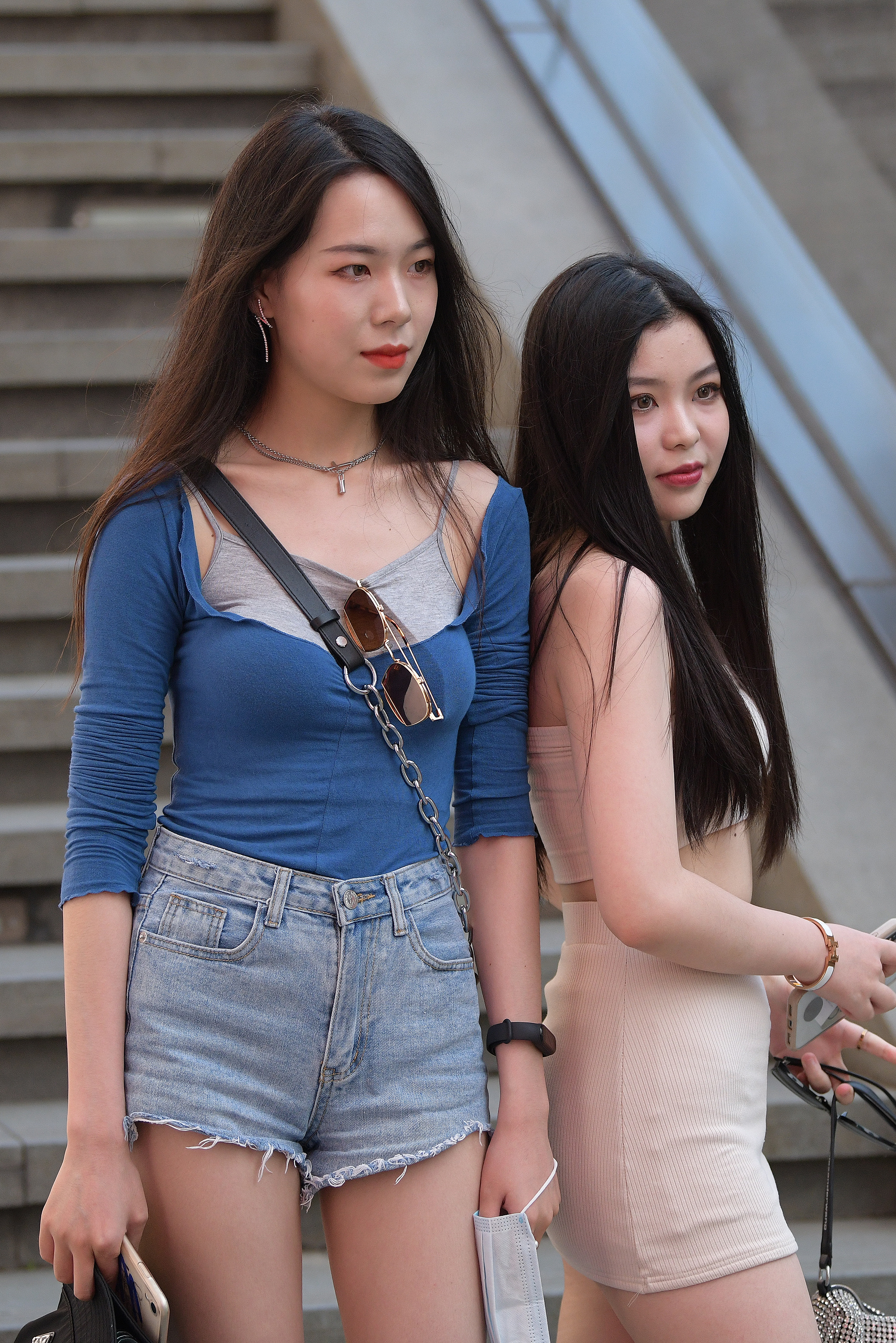  魔镜街拍,裙装,热裤,美女,街拍,写真套图,Xiuren秀人网