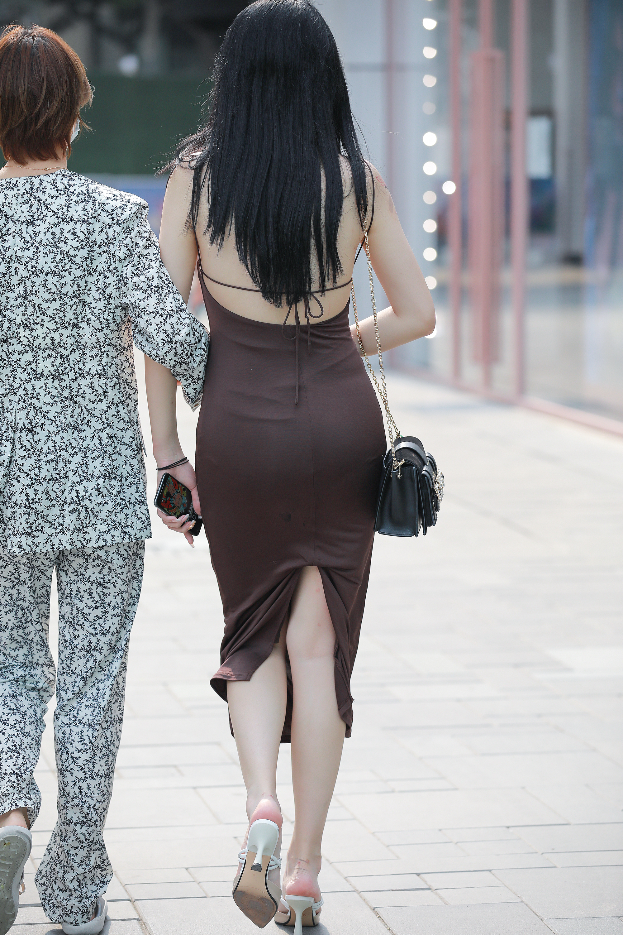  魔镜街拍,美臀,裙装,少妇,街拍,写真套图,小野寺地瓜