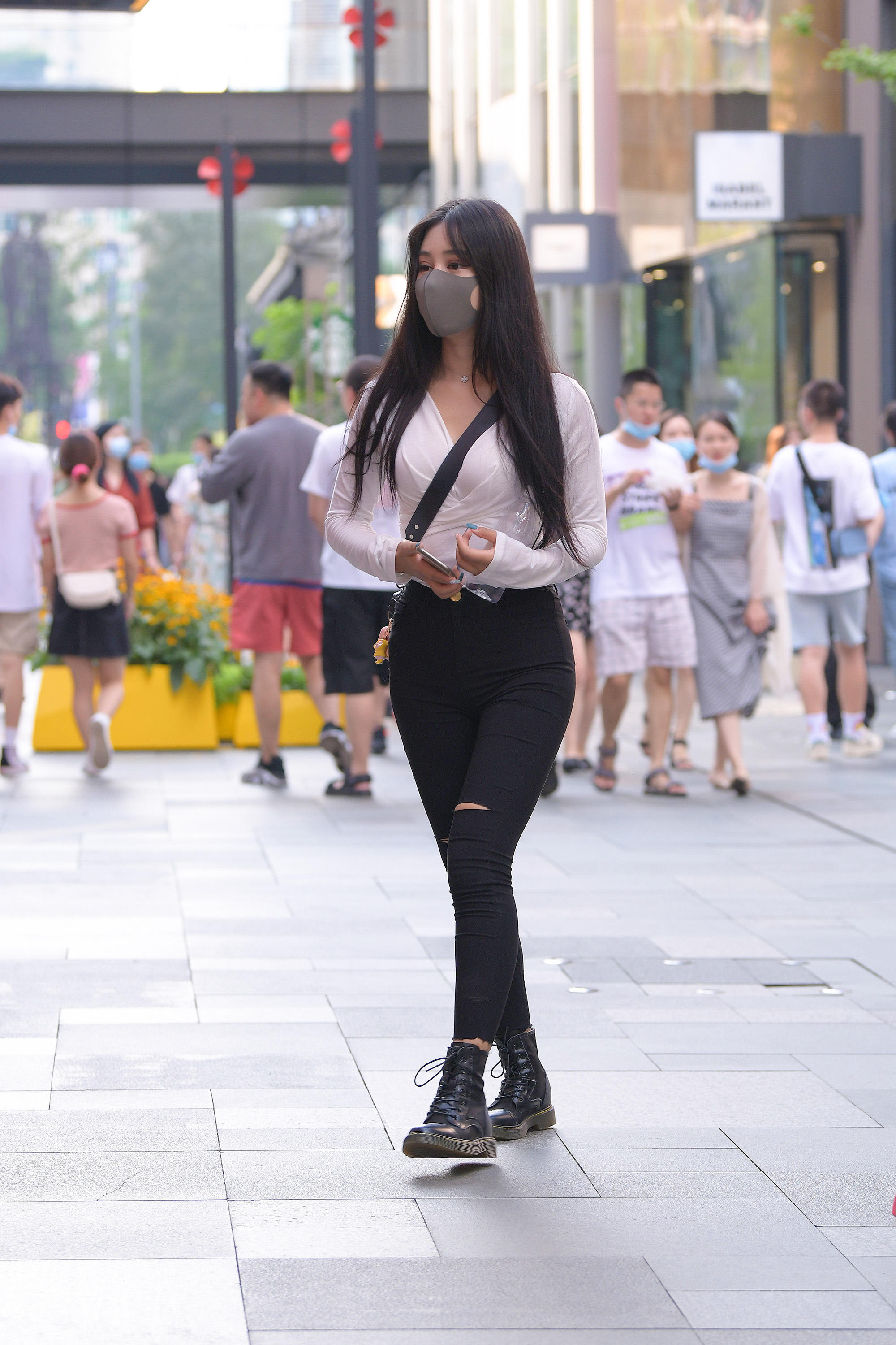  魔镜街拍,,人妻,街拍,写真套图,Sexy Asian Girls Feet