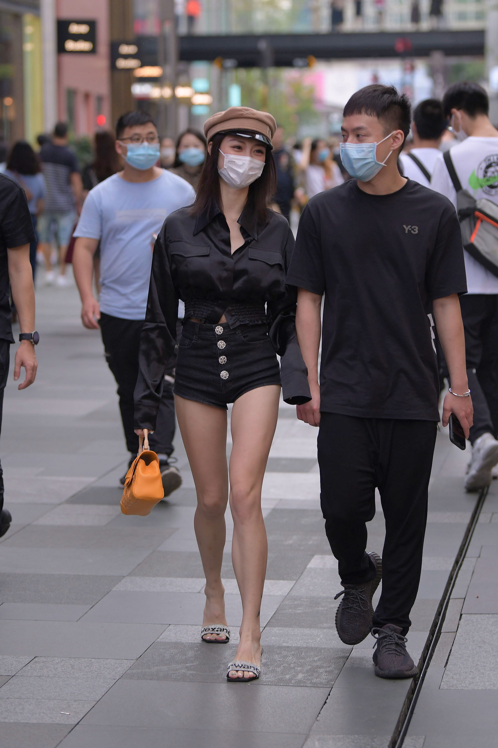  魔镜街拍,热裤,少妇,街拍,写真套图,SLADY猎女神