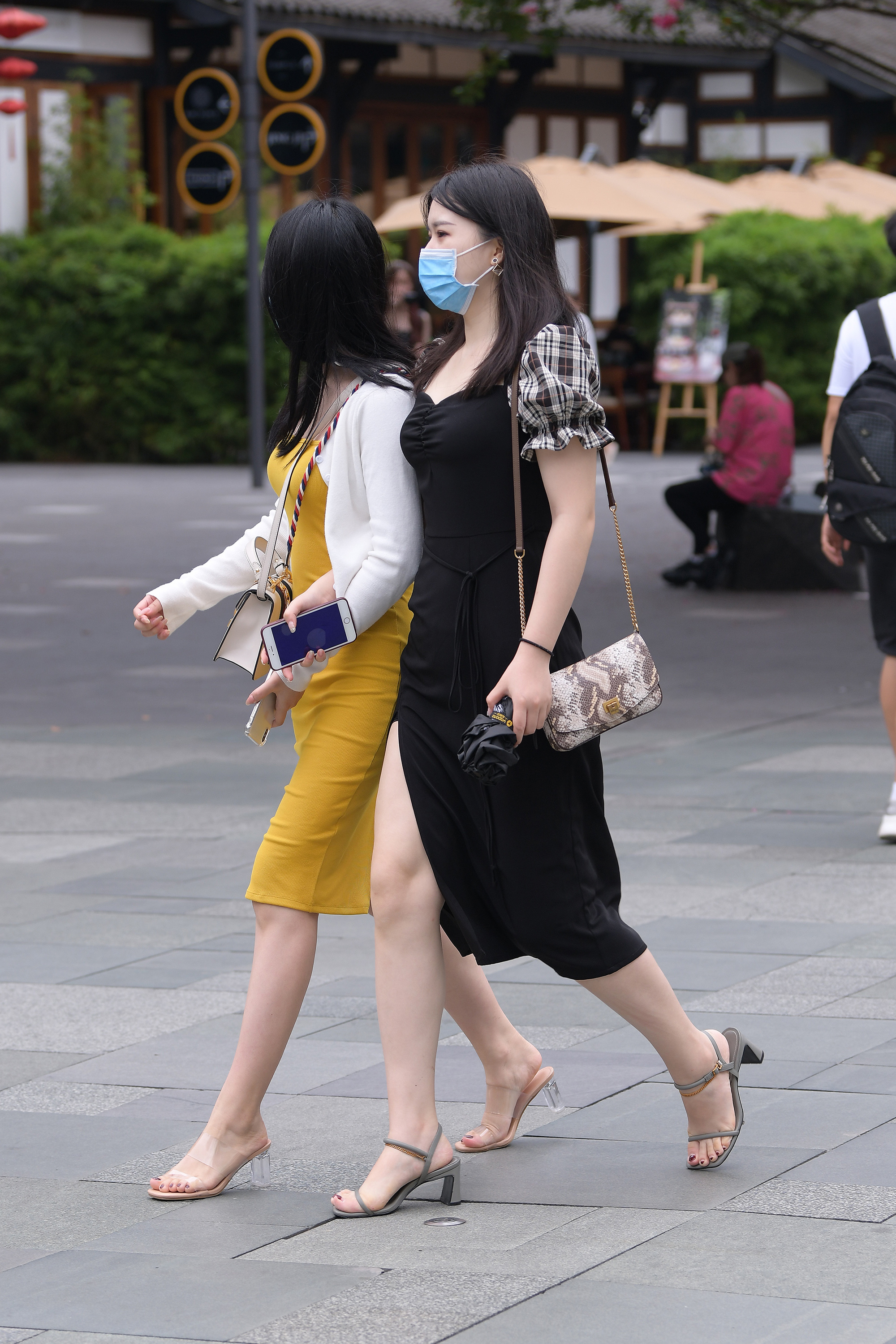  魔镜街拍,裙装,人妻,街拍,写真套图,Imzsock