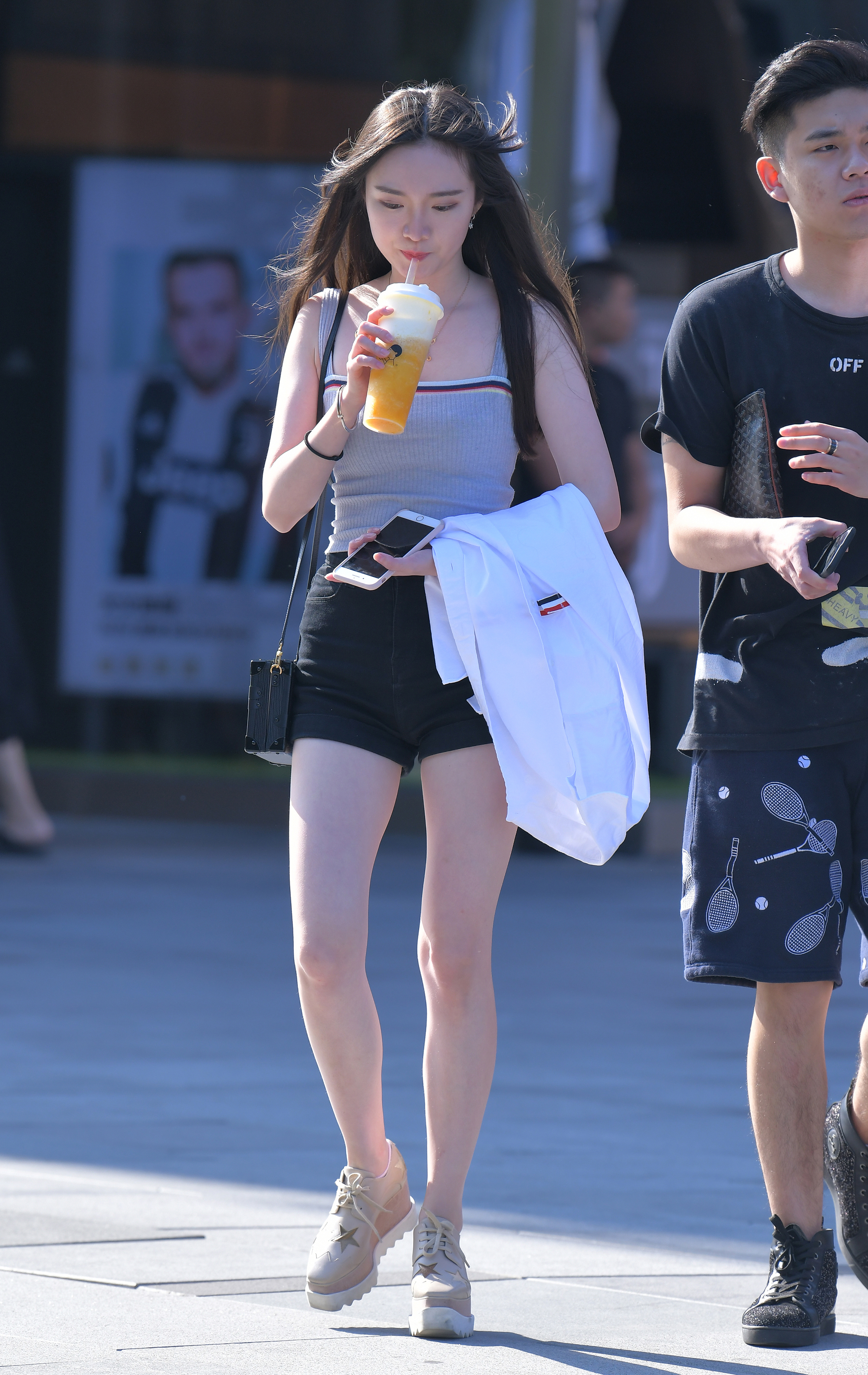  魔镜街拍,热裤,美女,街拍,写真套图,乔依丝joys