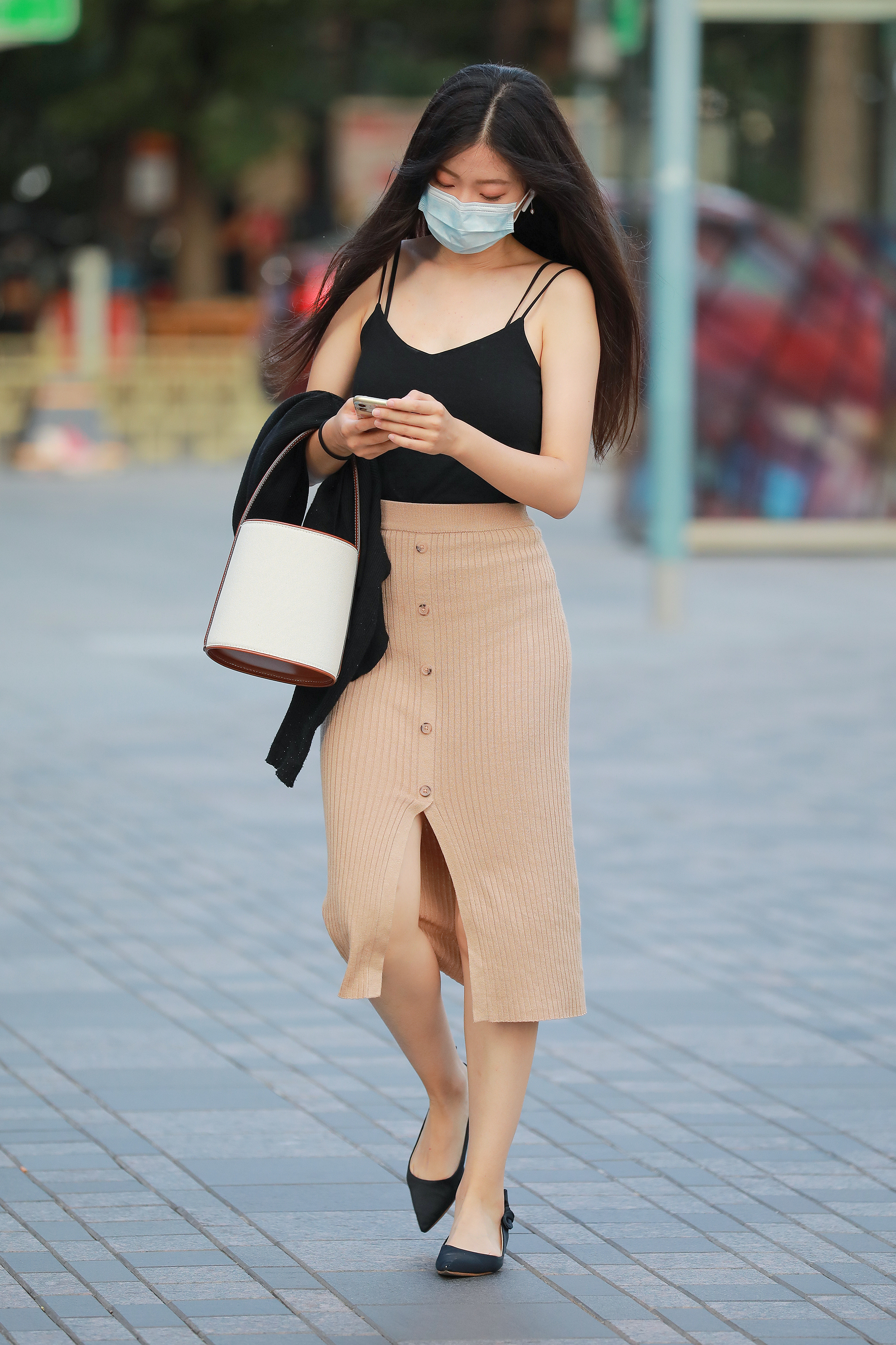  街拍鸭,魔镜街拍,裙装,人妻,街拍,写真套图,商场商店系列