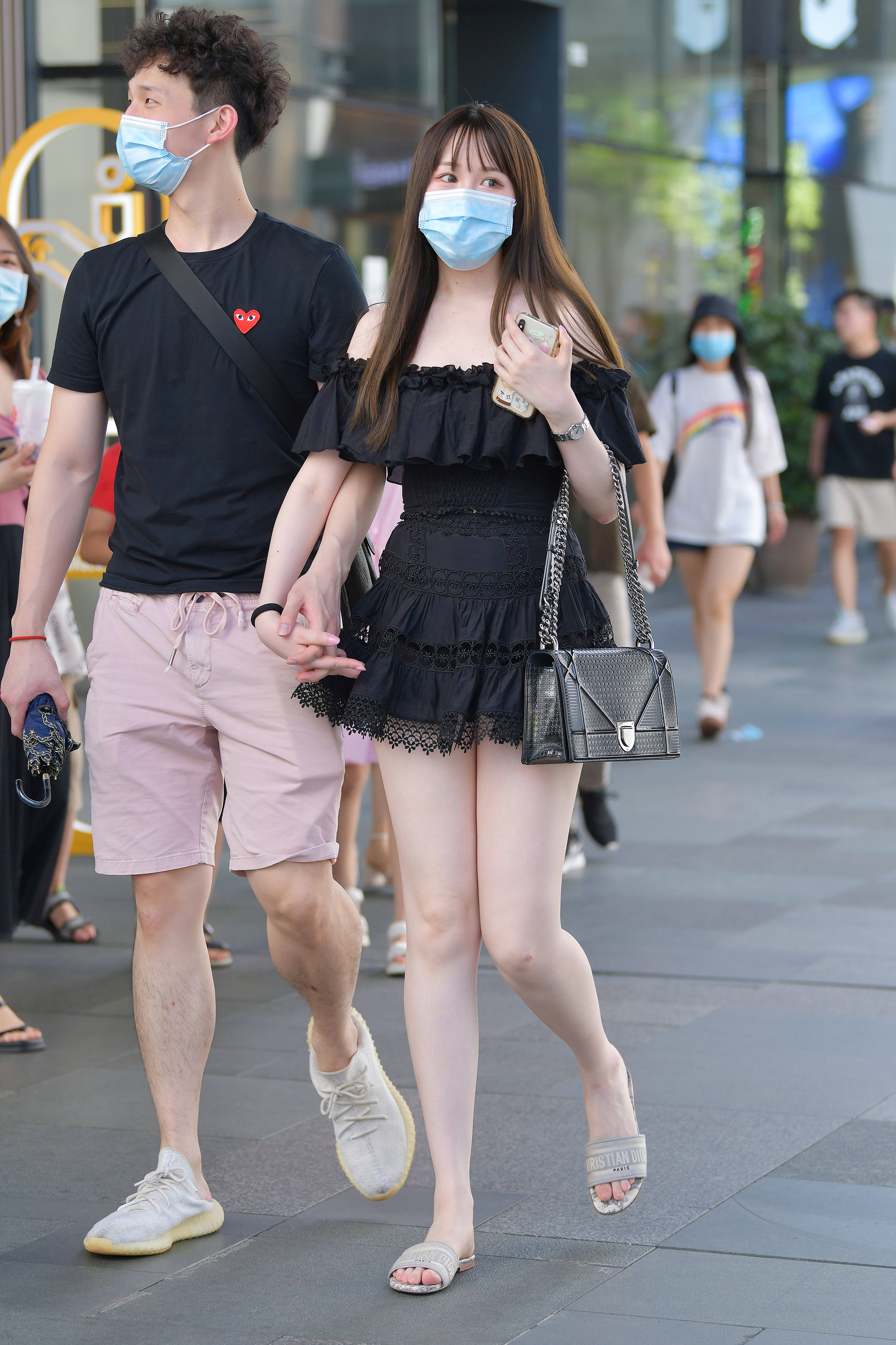  魔镜街拍,裙装,小姐姐,街拍,写真套图,Yuki亭