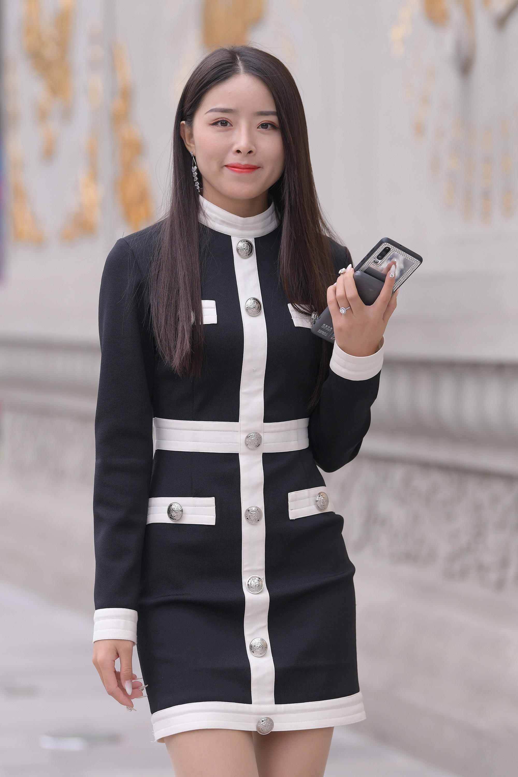  魔镜街拍,丝袜,裙装,人妻,街拍,写真套图,彩芸_Nebula