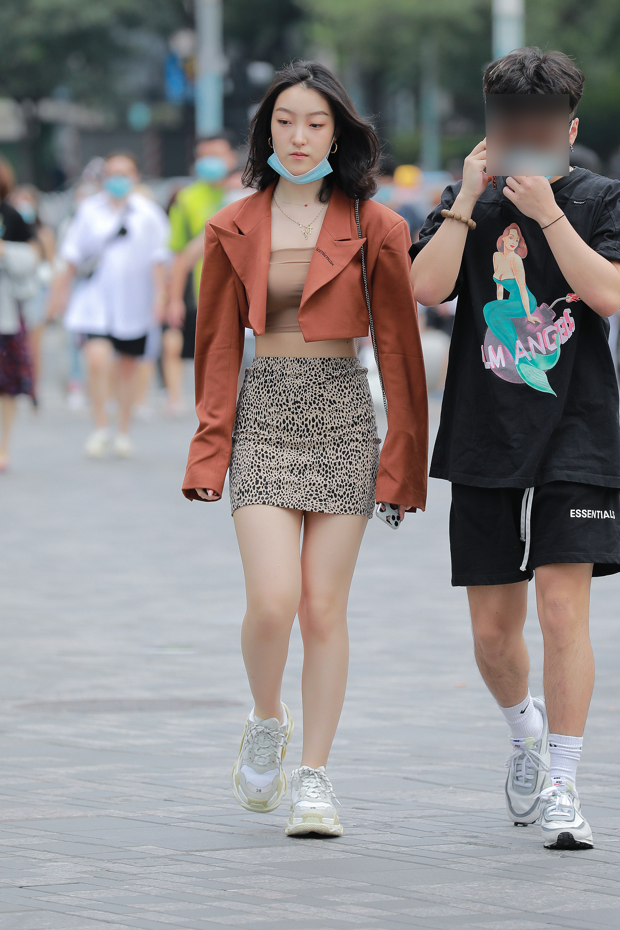  魔镜街拍,裙装,美女,街拍,写真套图,浅野菌子