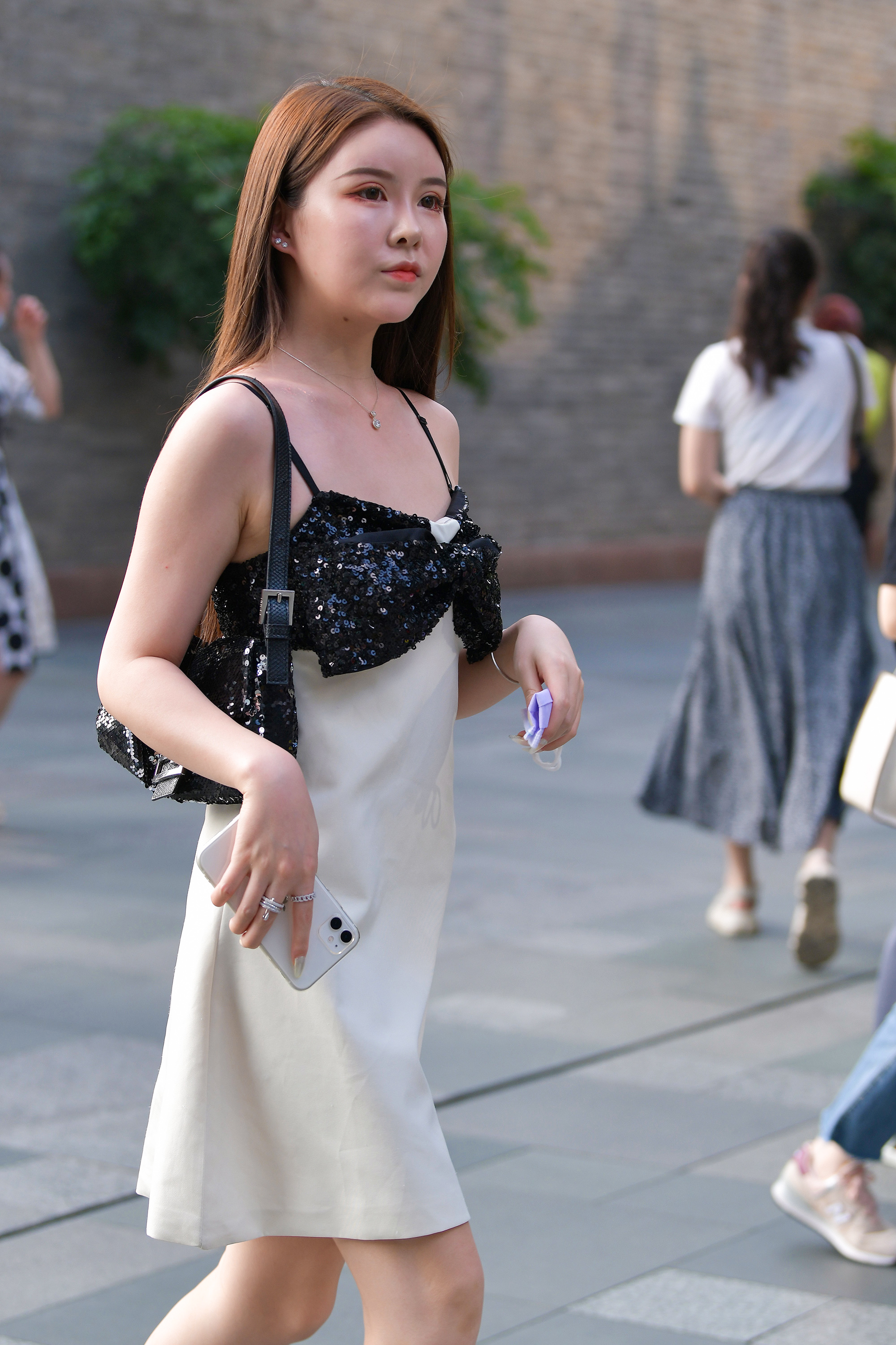  魔镜街拍,裙装,小姐姐,街拍,写真套图,丝慕GIRL