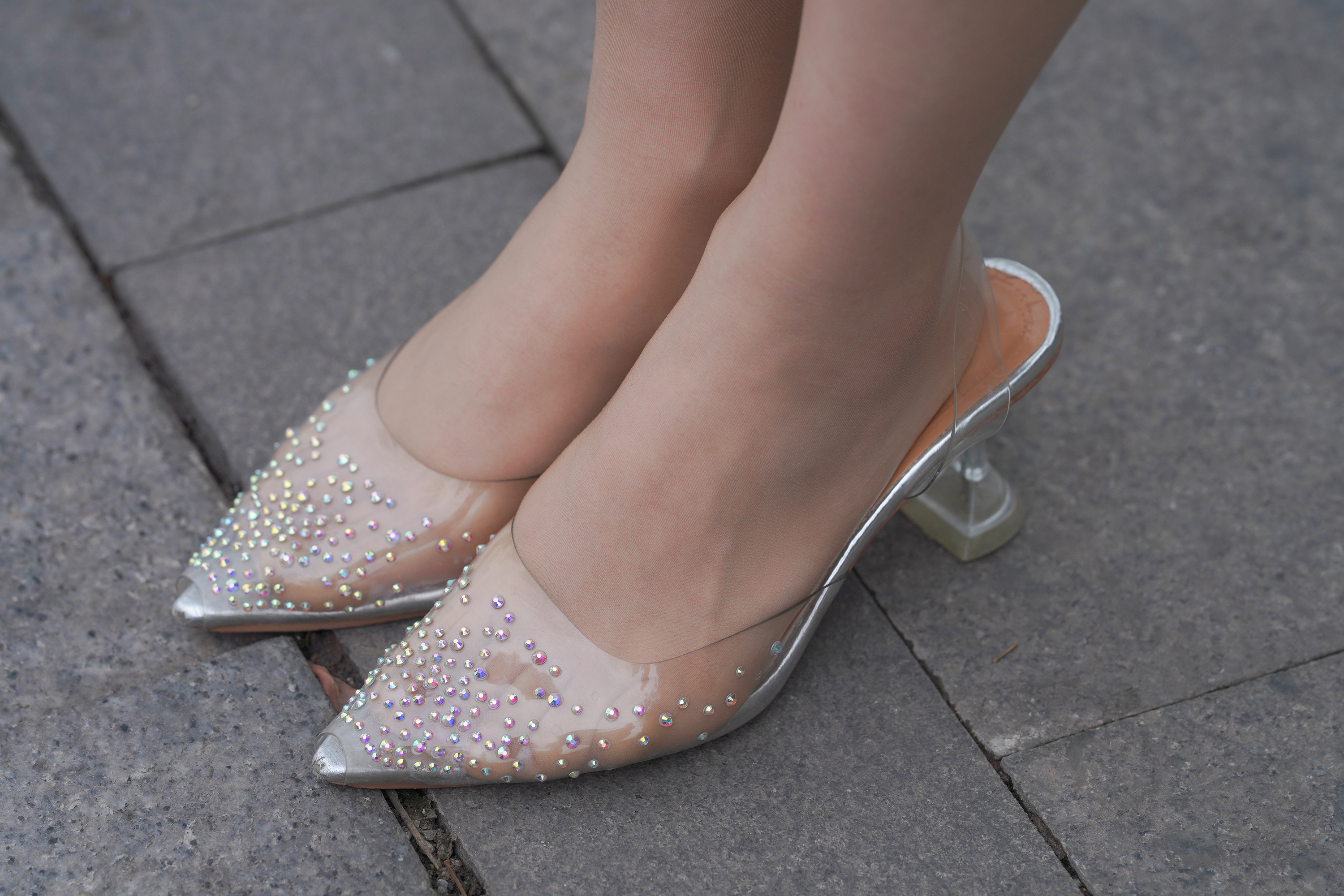  魔镜街拍,裙装,丝袜,熟女,街拍,写真套图,学妹校园短丝