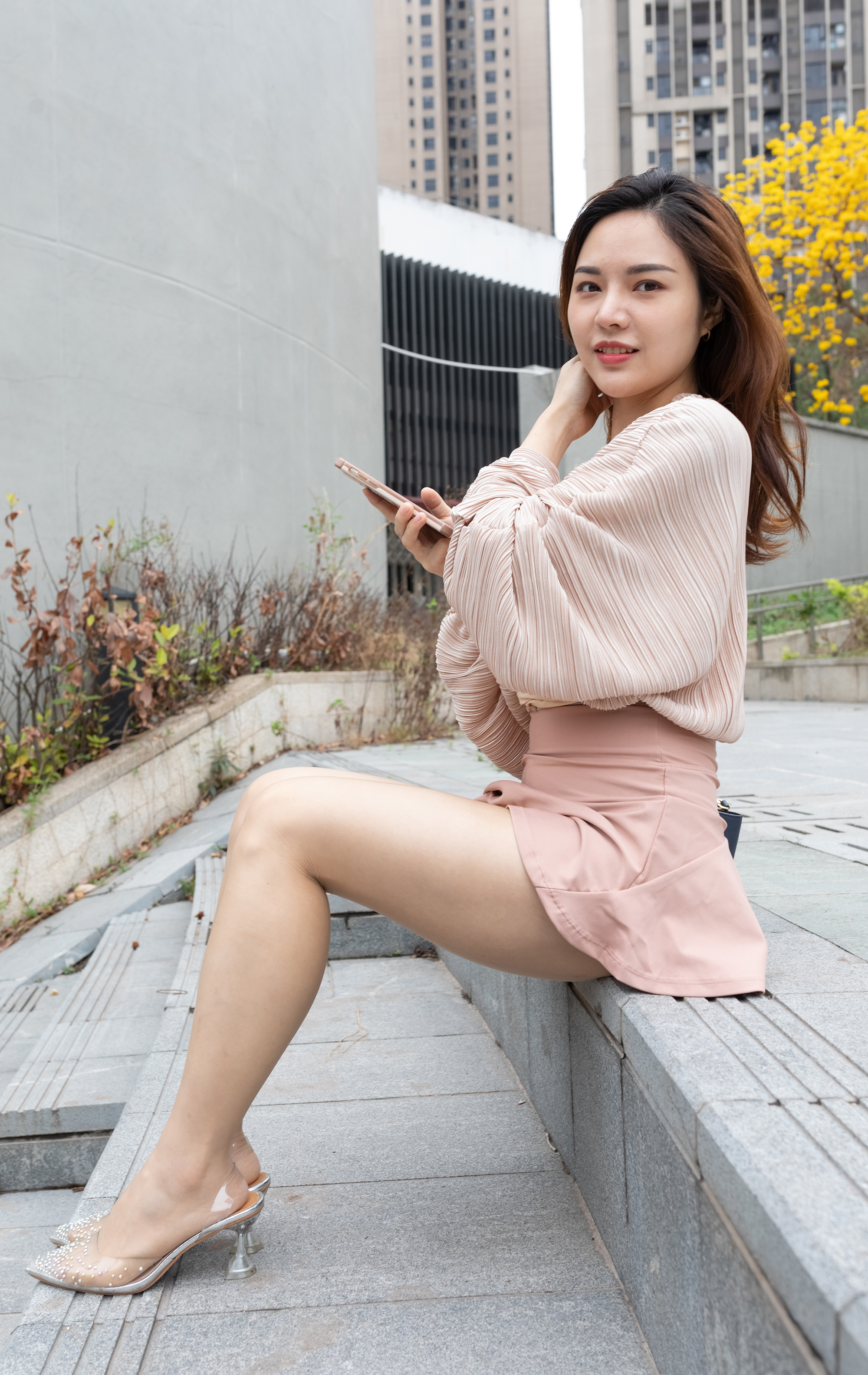  魔镜街拍,裙装,丝袜,熟女,街拍,写真套图,SJA佳爷