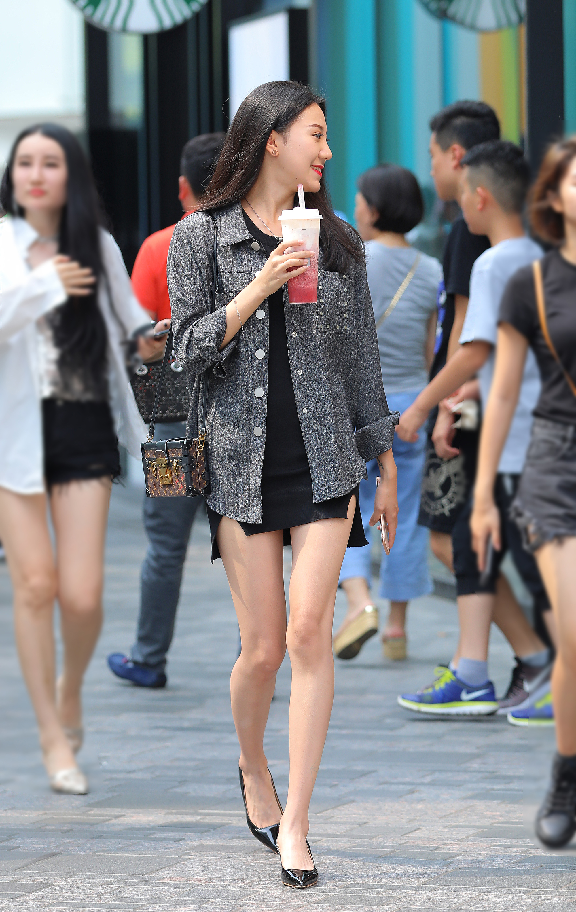  魔镜街拍,裙装,熟女,街拍,写真套图,纯·美丝映画