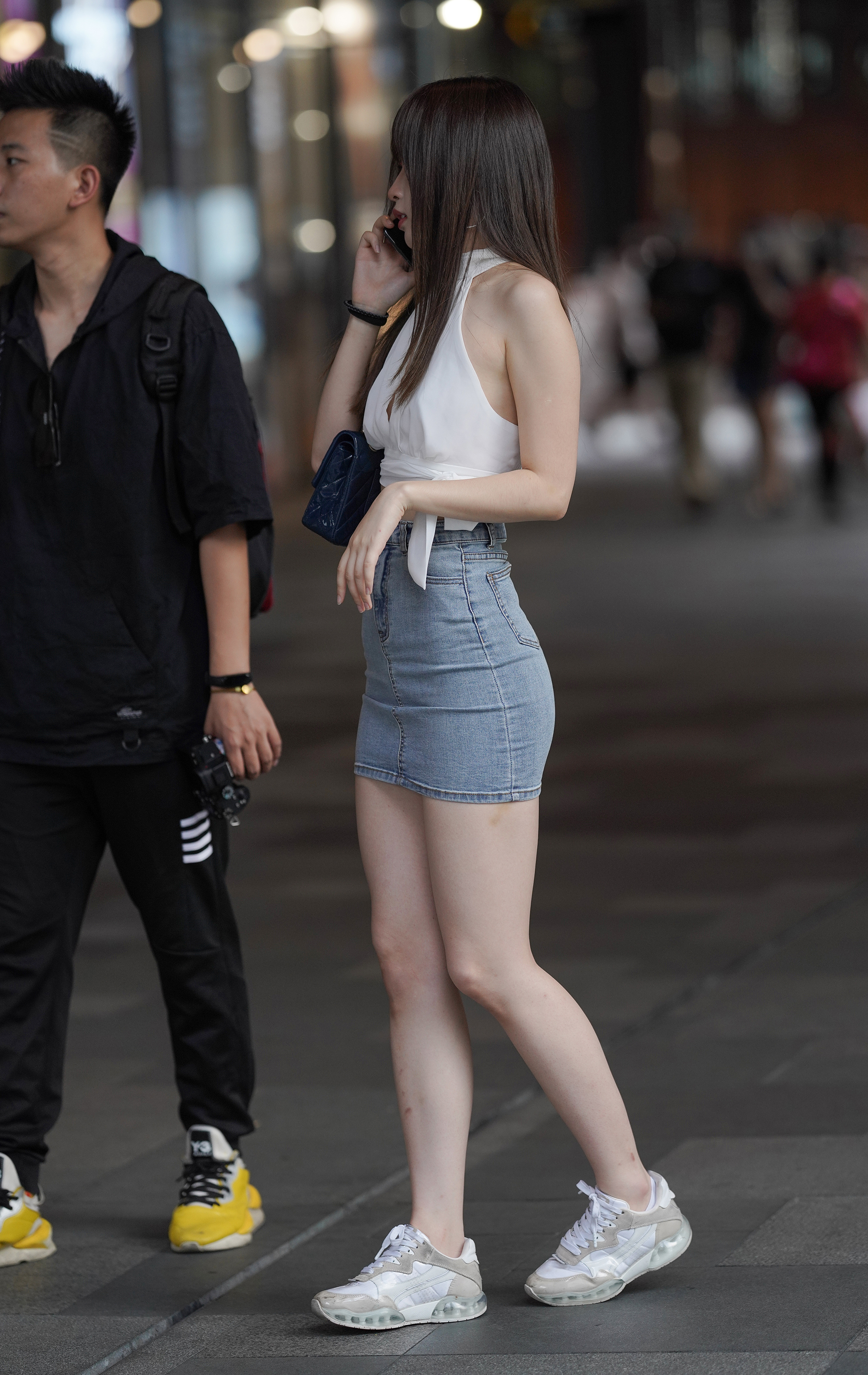  魔镜街拍,裙装,人妻,街拍,写真套图,IMiss爱蜜社