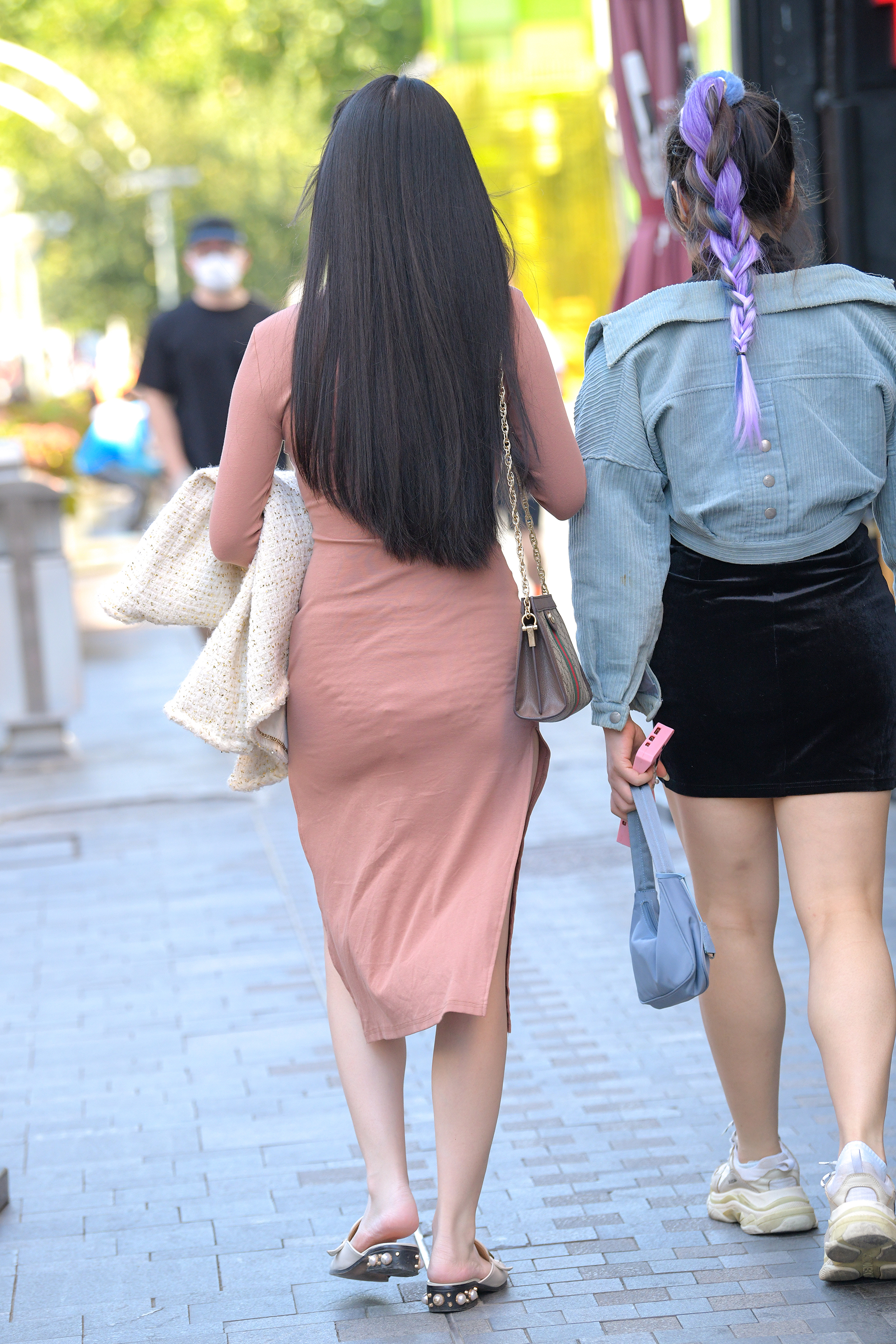  魔镜街拍,裙装,小姐姐,街拍,写真套图,南国足艺