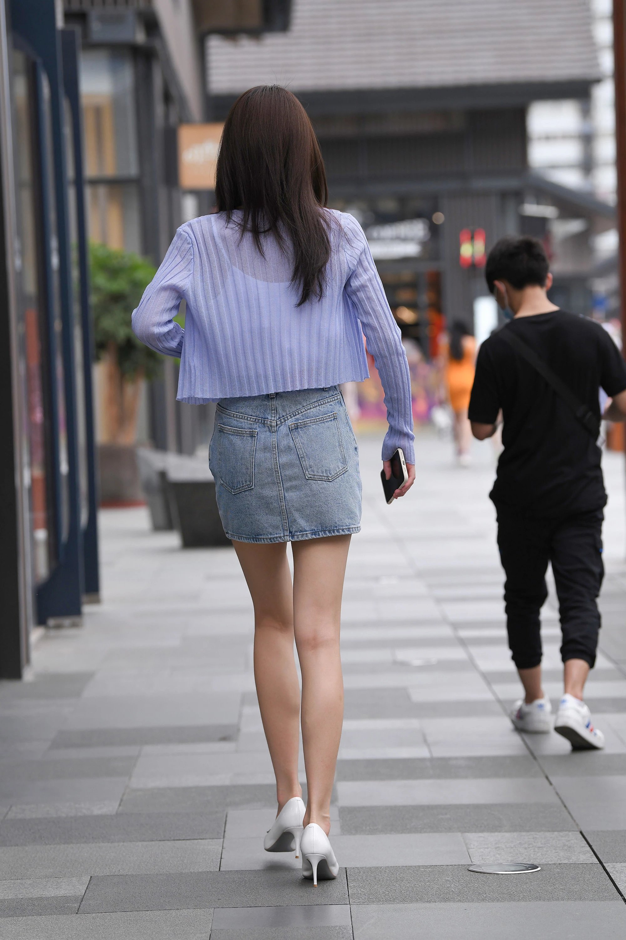  魔镜街拍,裙装,熟女,街拍,写真套图,aapary摄影