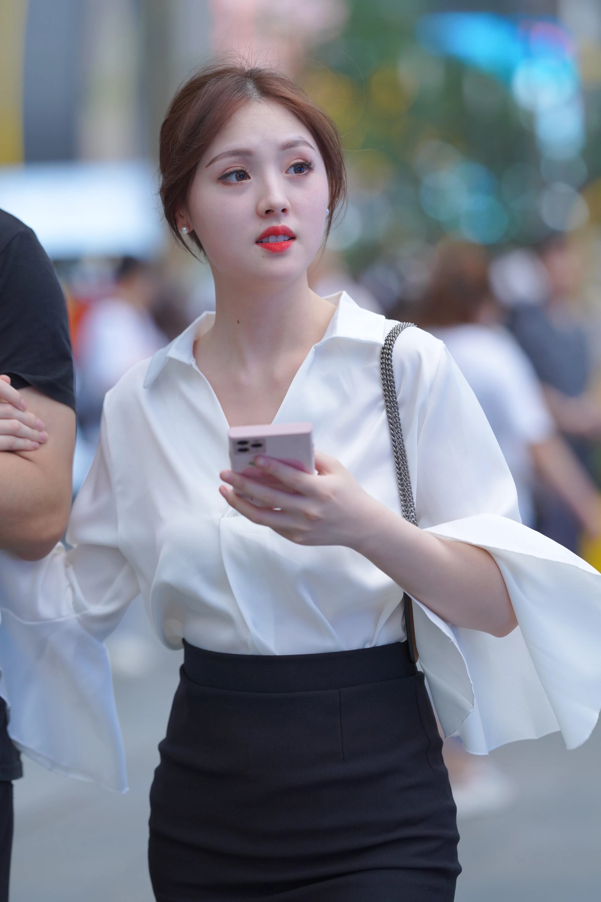  魔镜街拍,裙装,人妻,街拍,写真套图,椎名莜