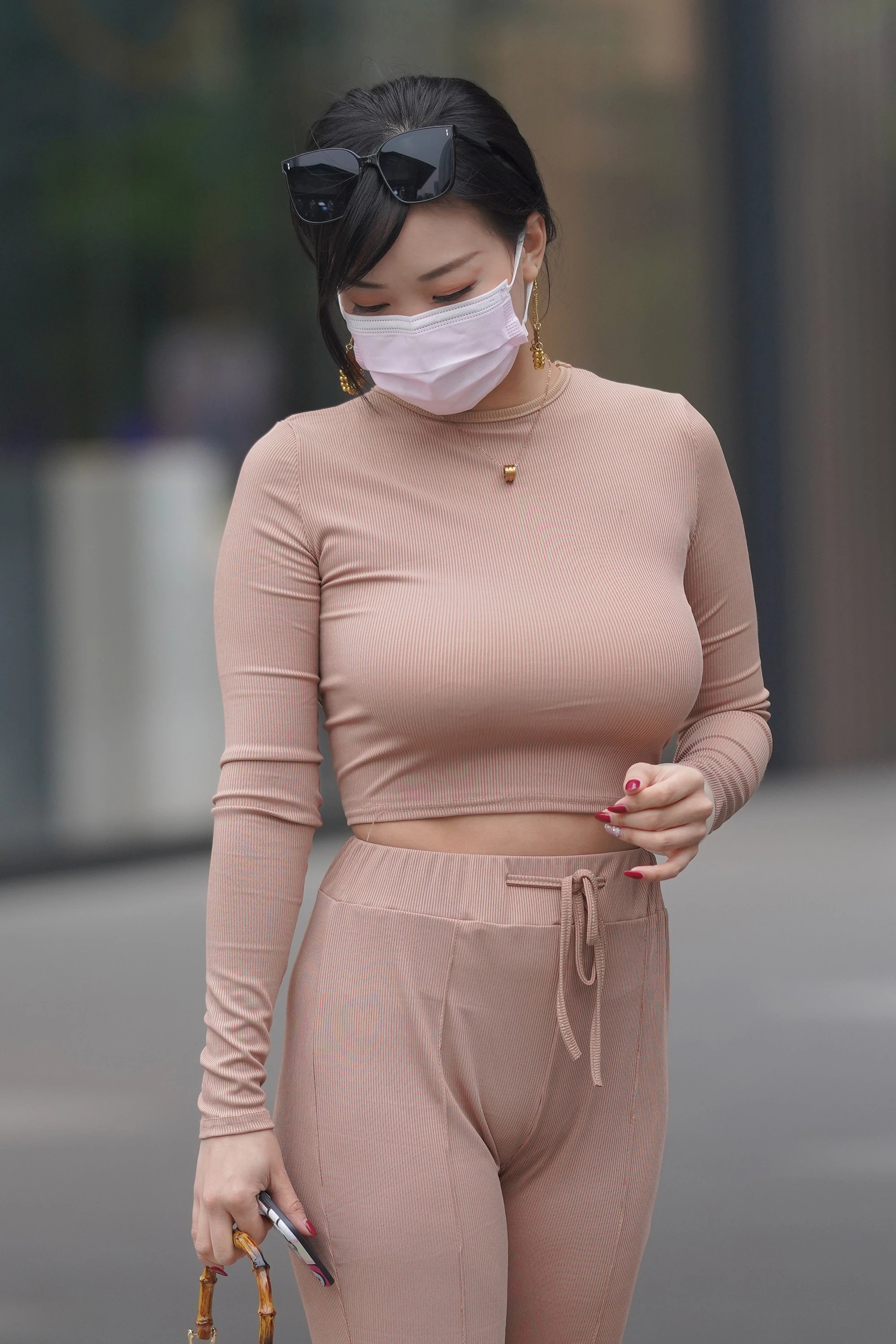  魔镜街拍,,小姐姐,街拍,写真套图,南国足艺