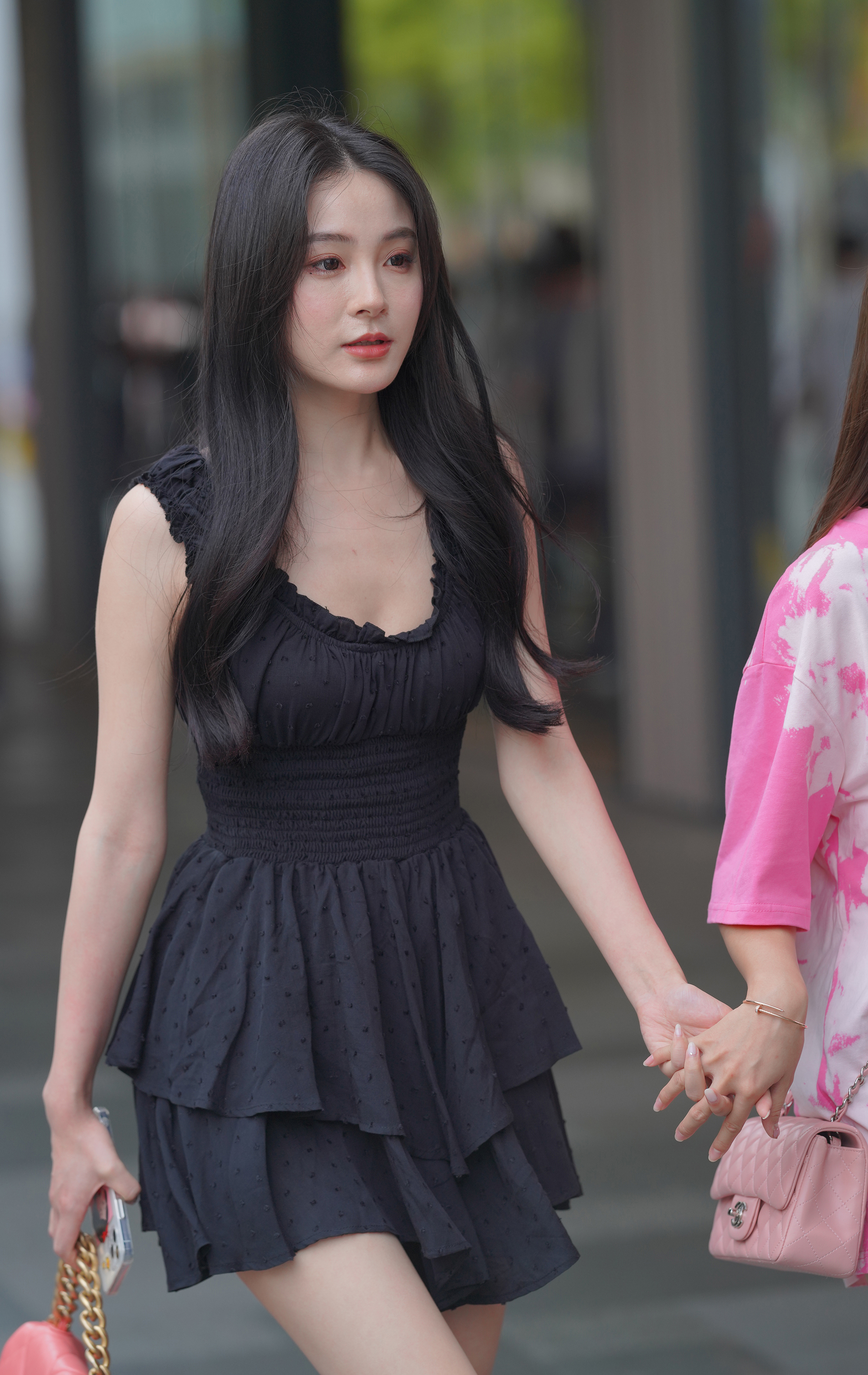  魔镜街拍,裙装,小姐姐,街拍,写真套图,MiCat猫萌榜