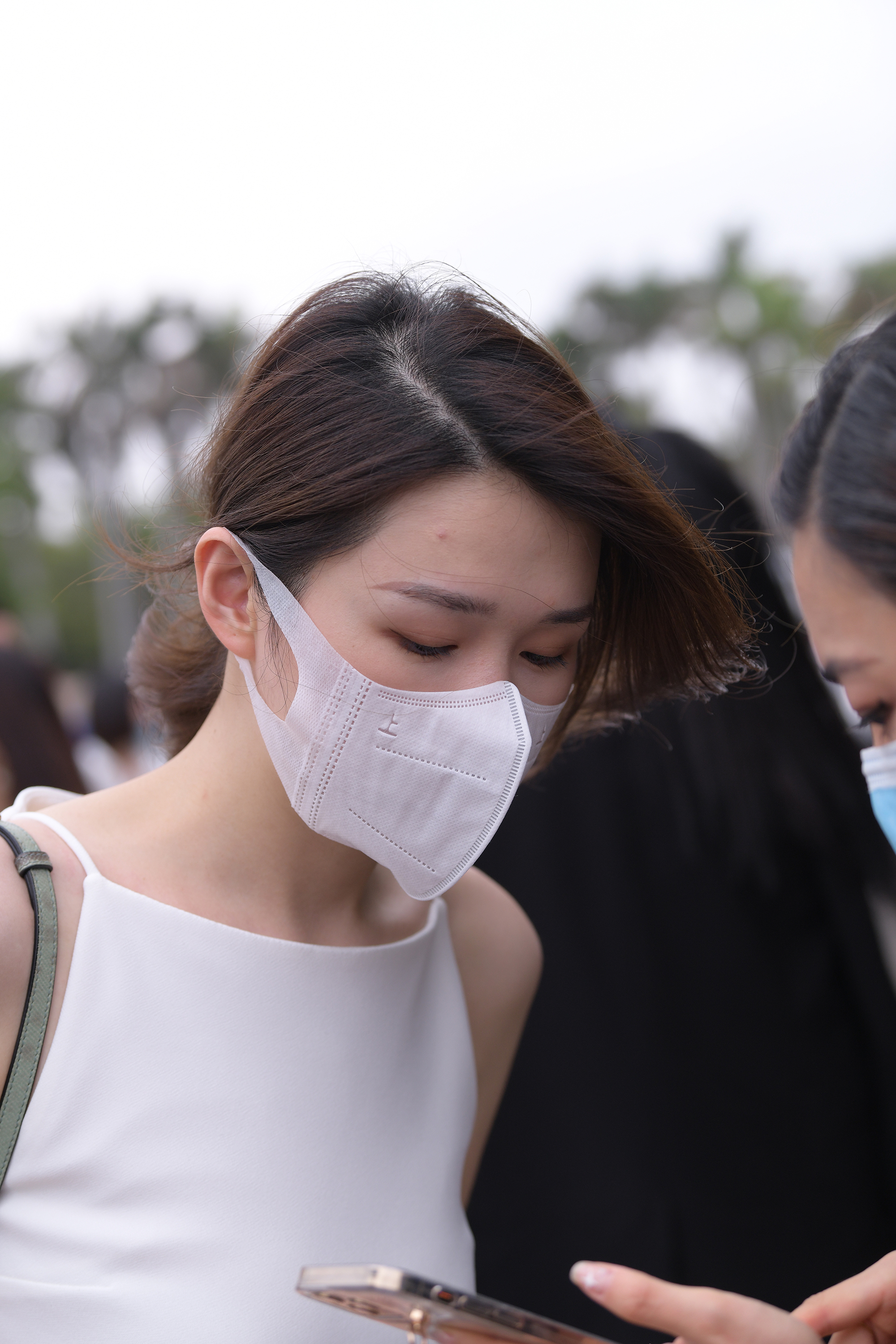  街拍鸭,魔镜街拍,街拍第一站,裙装,少妇,街拍,写真套图,二佐Nisa