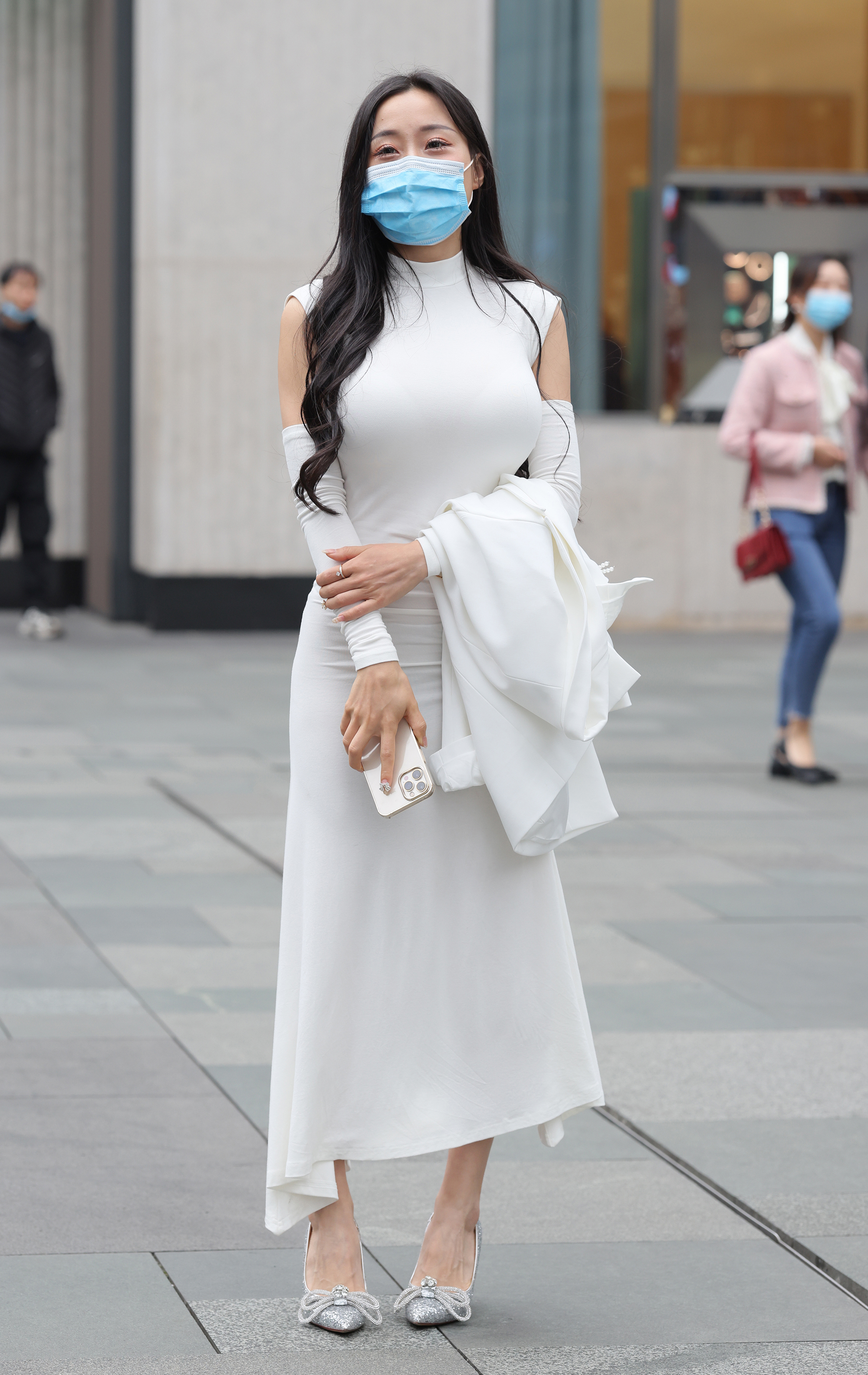  魔镜街拍,裙装,熟女,街拍,写真套图,IMiss爱蜜社