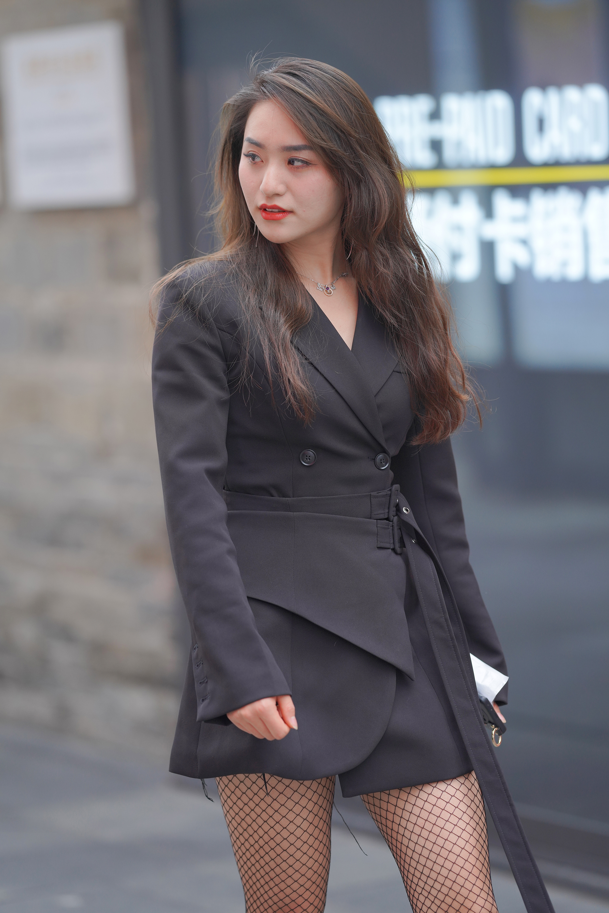  街拍鸭,魔镜街拍,丝袜,裙装,少妇,街拍,写真套图,觅芙少女