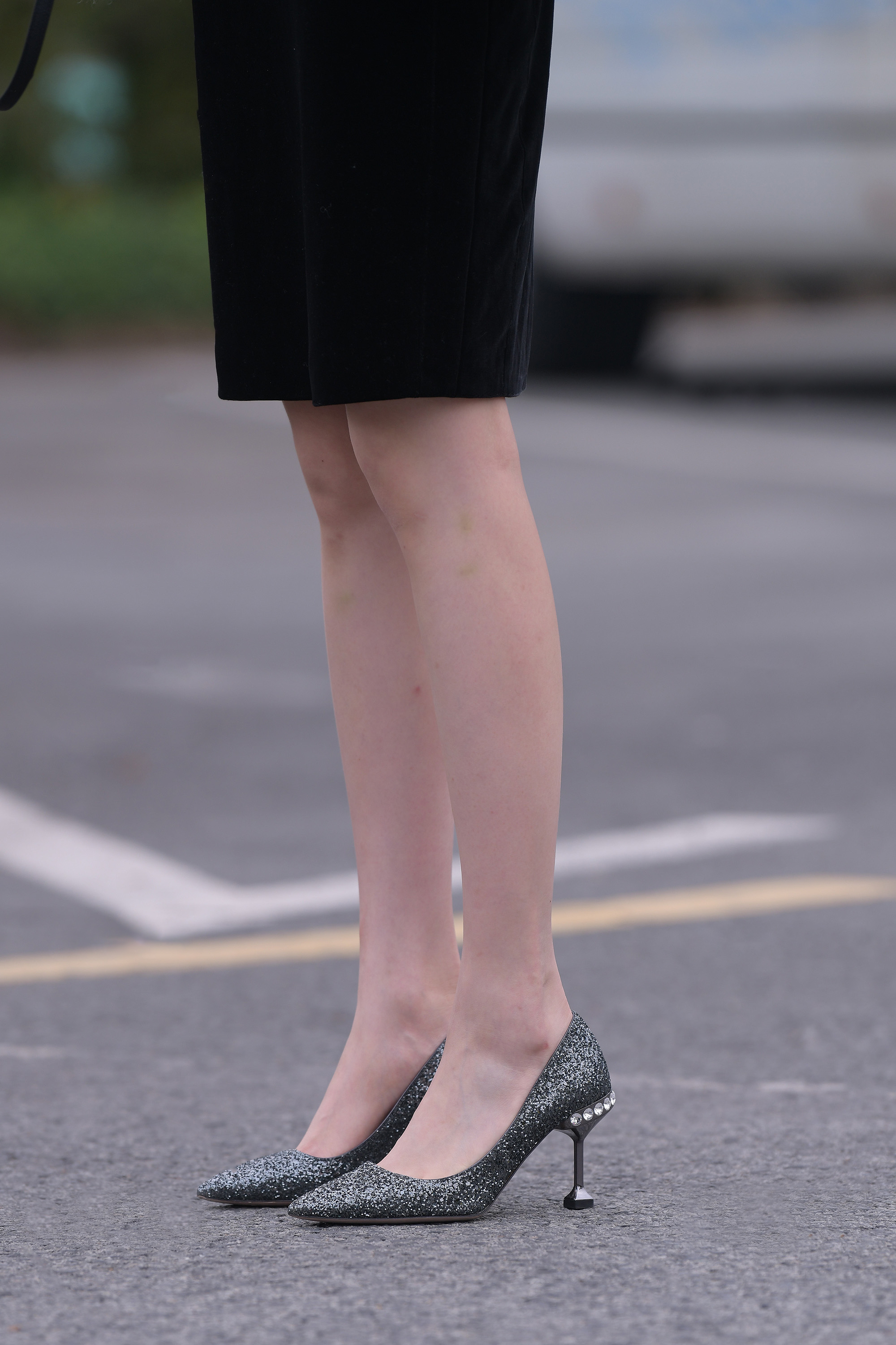  魔镜街拍,裙装,小姐姐,街拍,写真套图,西瓜