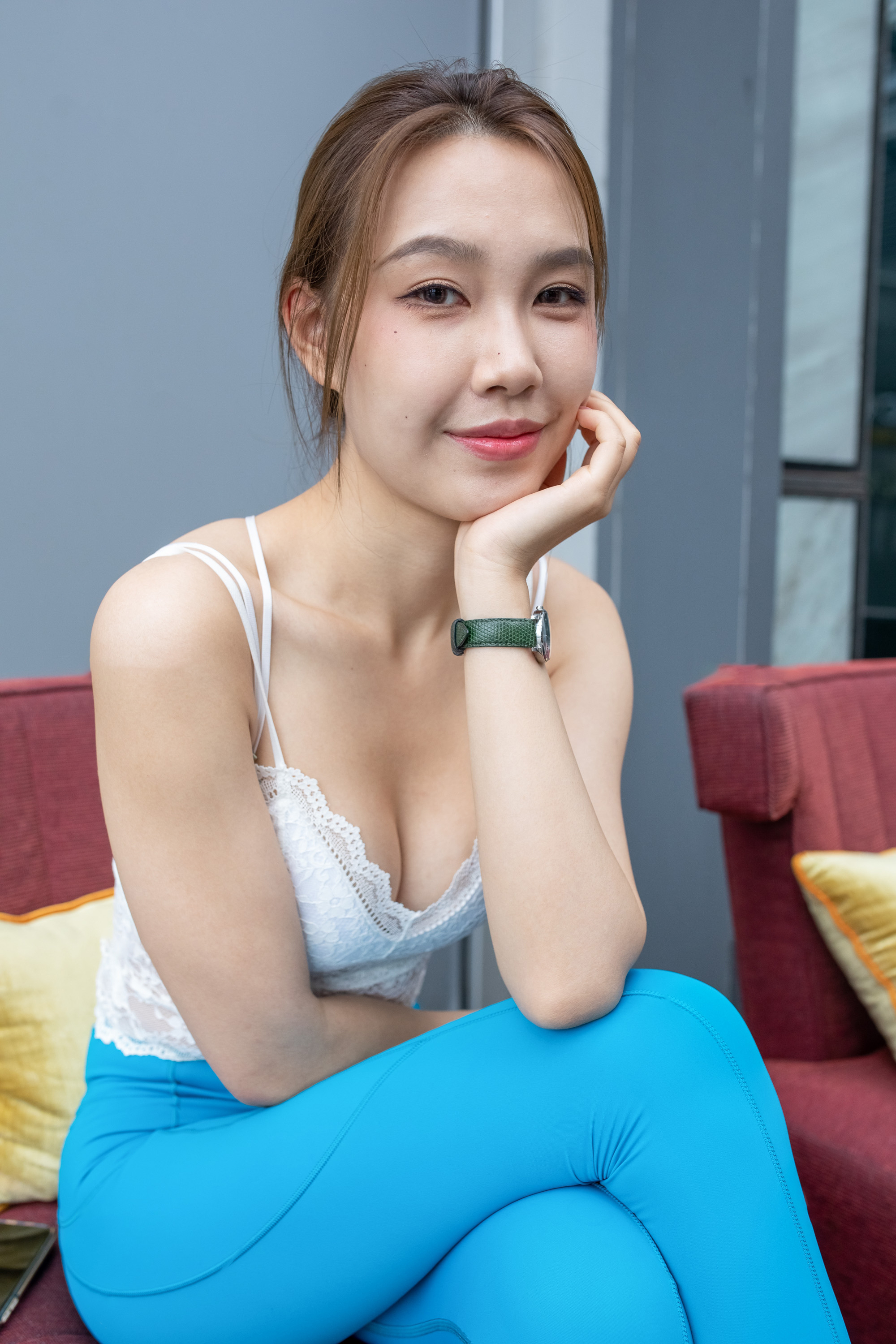 图片[7]-296 心爱的蓝色瑜伽裤女孩 31G 瑜姿-KHL.CC-快活林