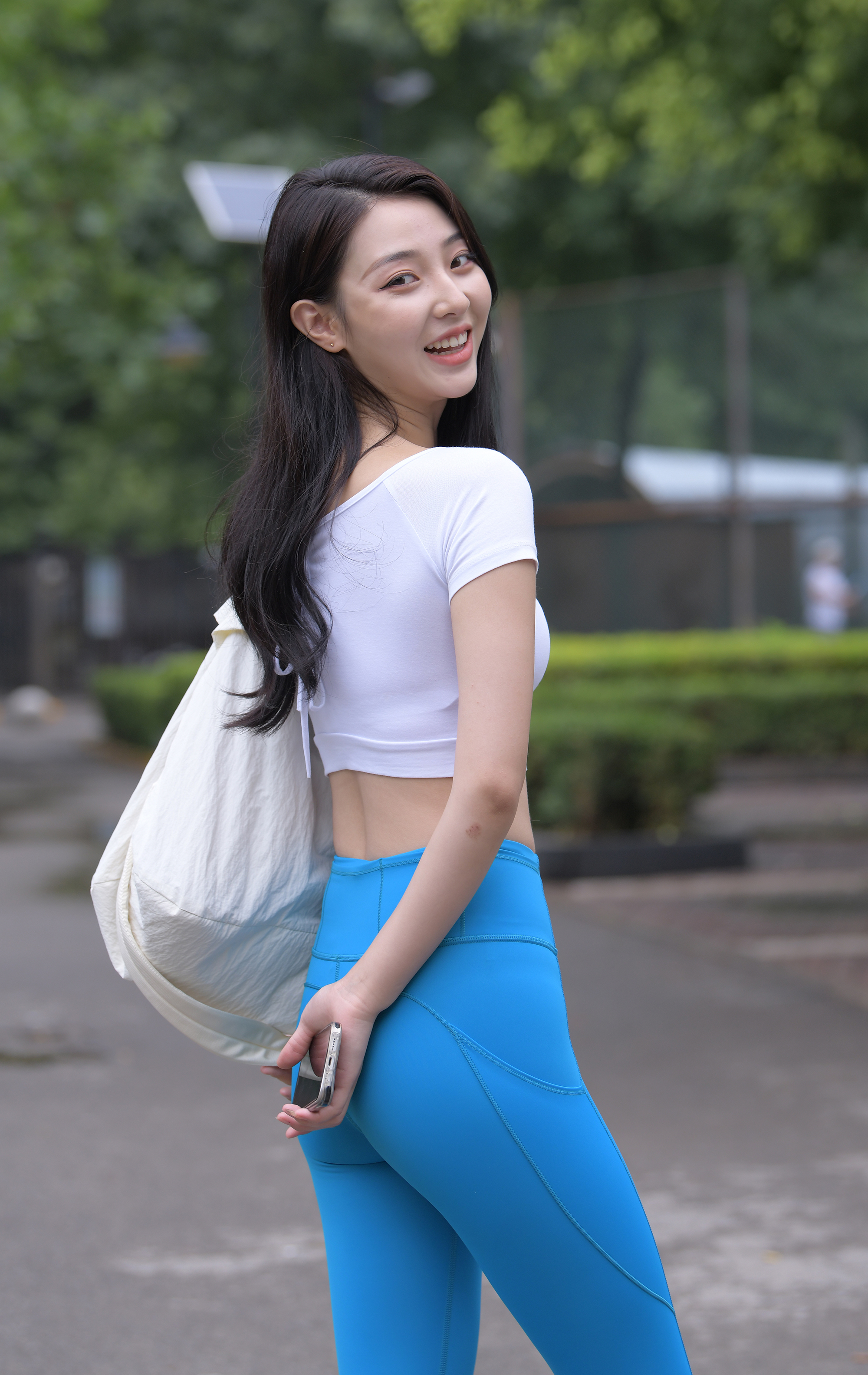 图片[8]-292 蓝色瑜伽裤美女 25G 书蓝-KHL.CC-快活林