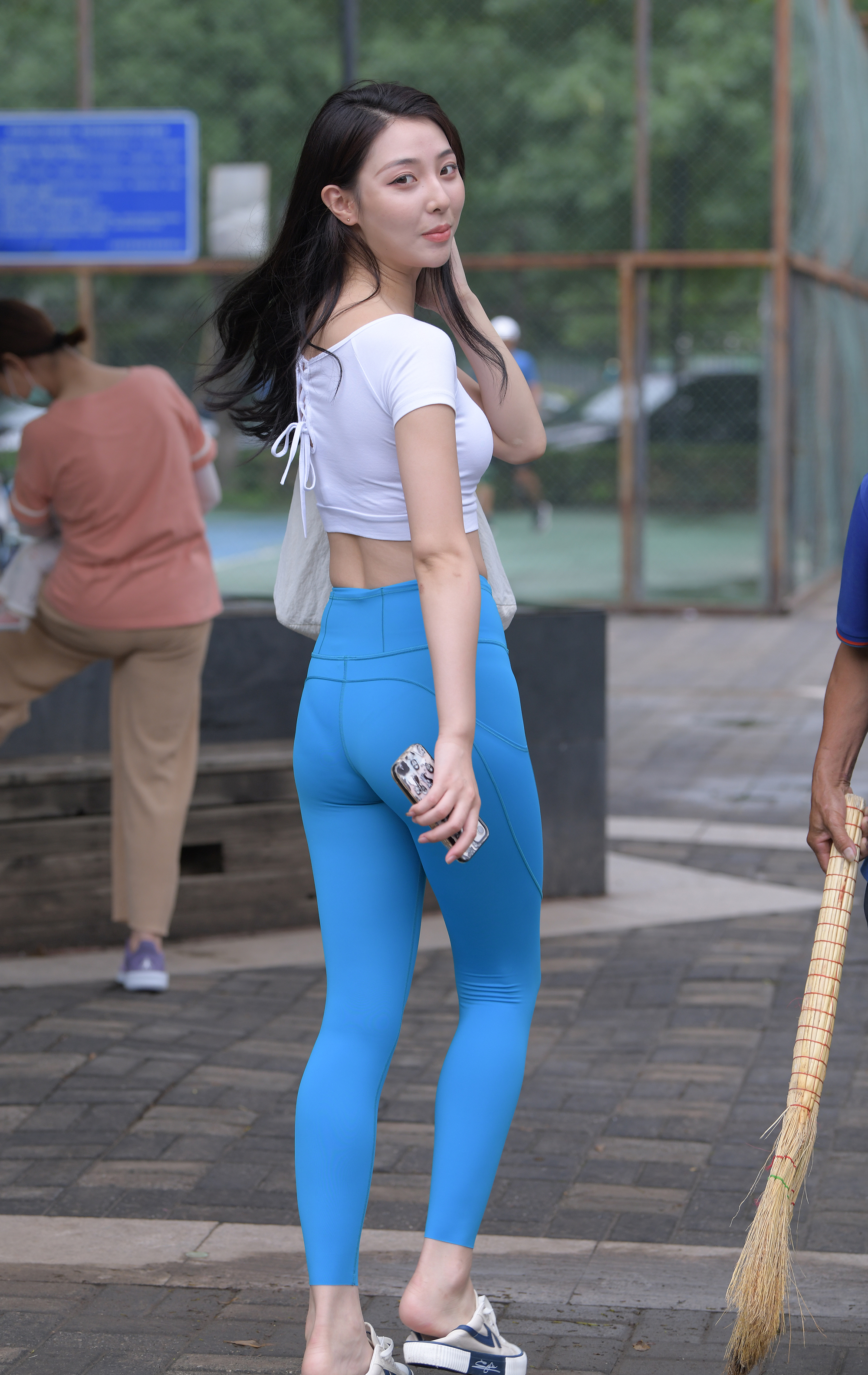 图片[10]-292 蓝色瑜伽裤美女 25G 书蓝-KHL.CC-快活林